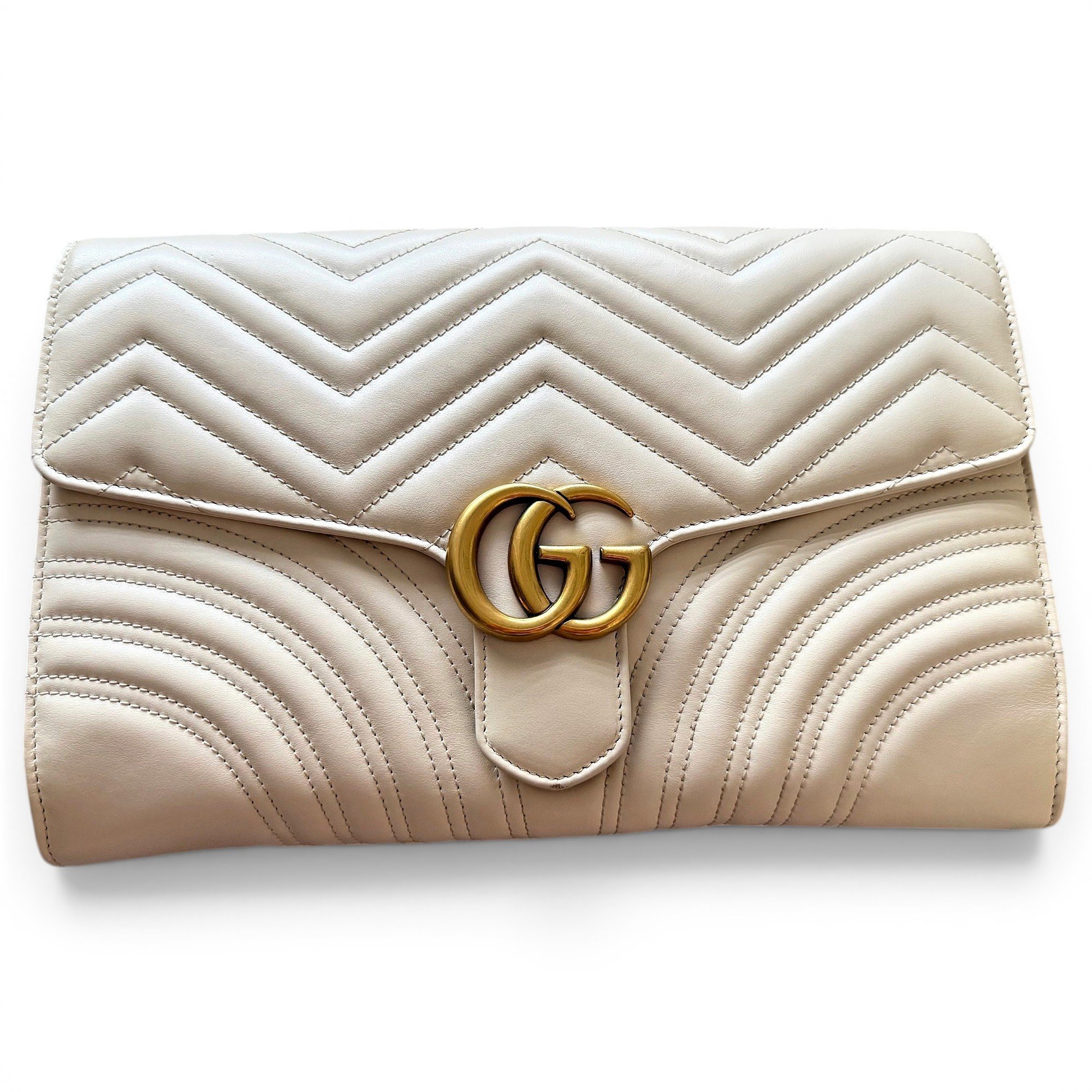 Marmont leather clutch bag