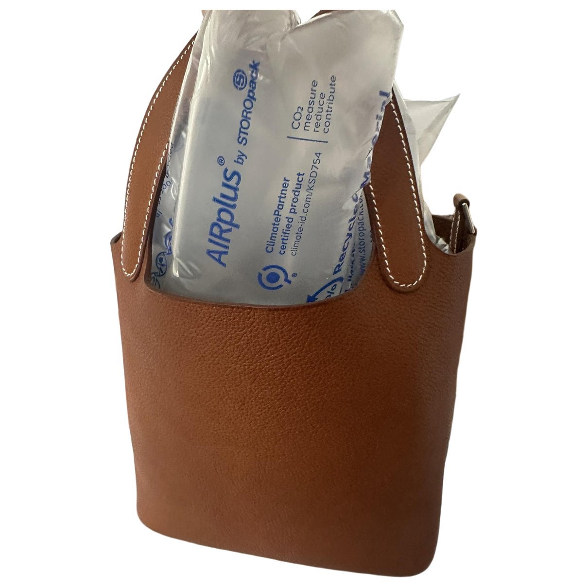Picotin leather tote