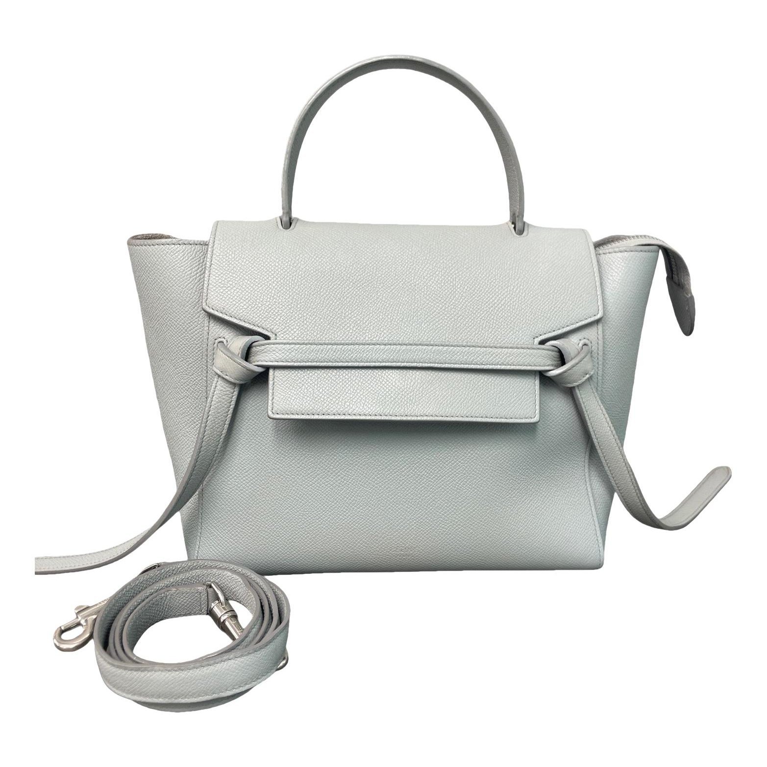 Belt leather handbag