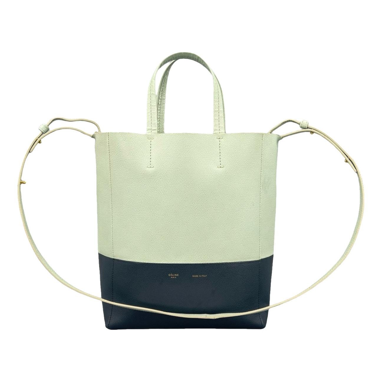 Cabas leather handbag