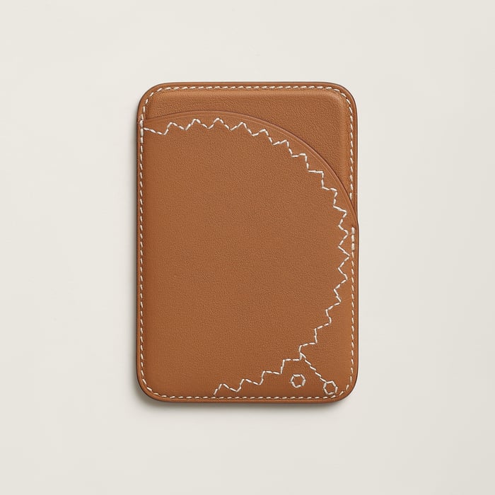 Gold "Hedgehog" Magsafe Card Holder