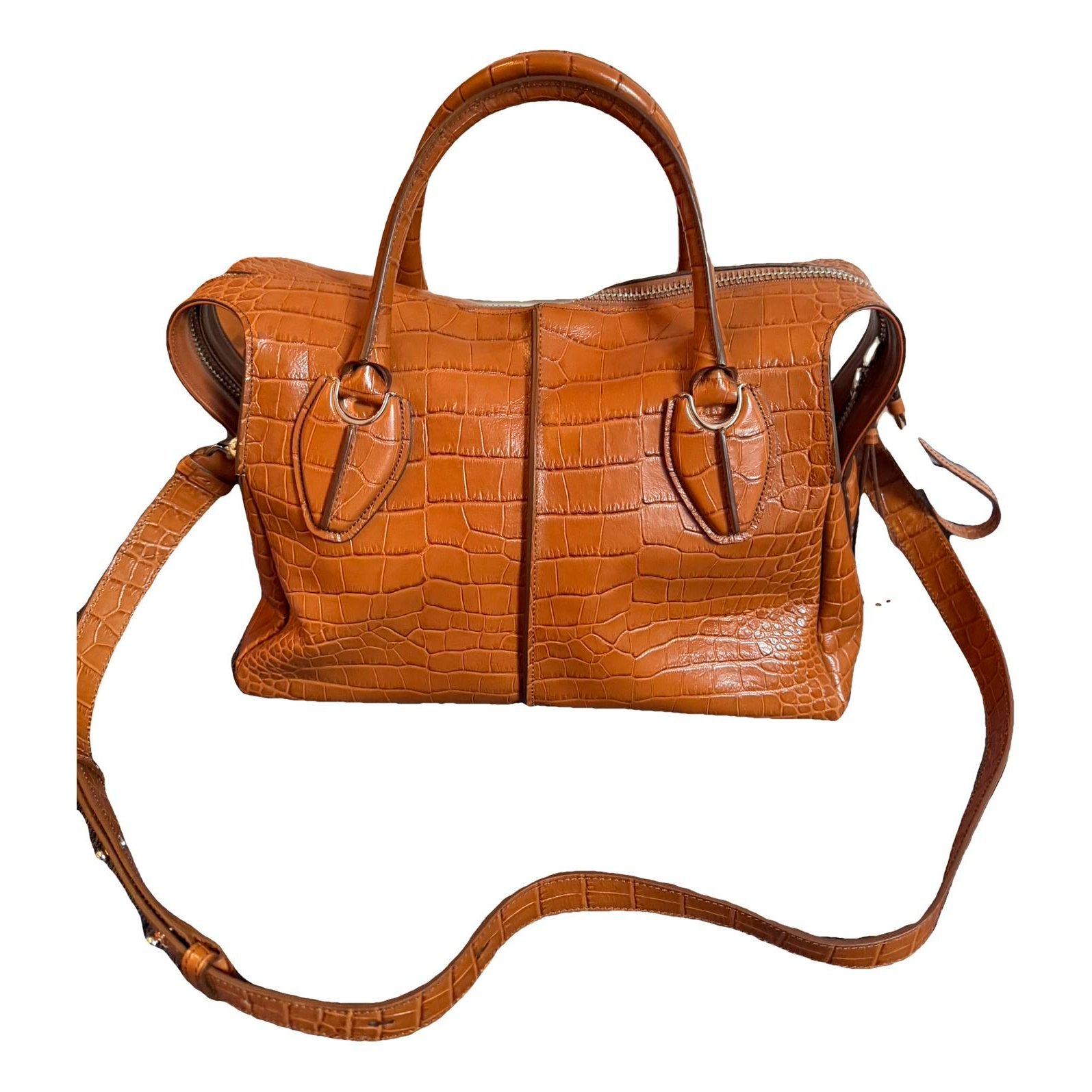 D Bag leather handbag