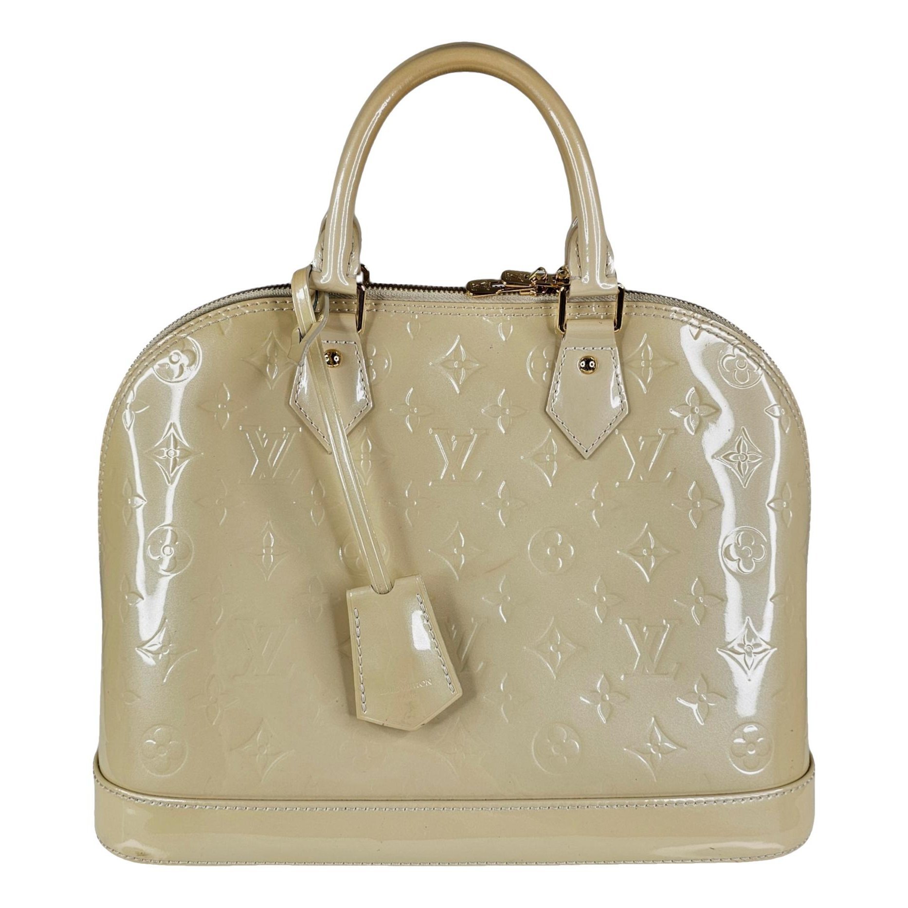 Alma patent leather handbag
