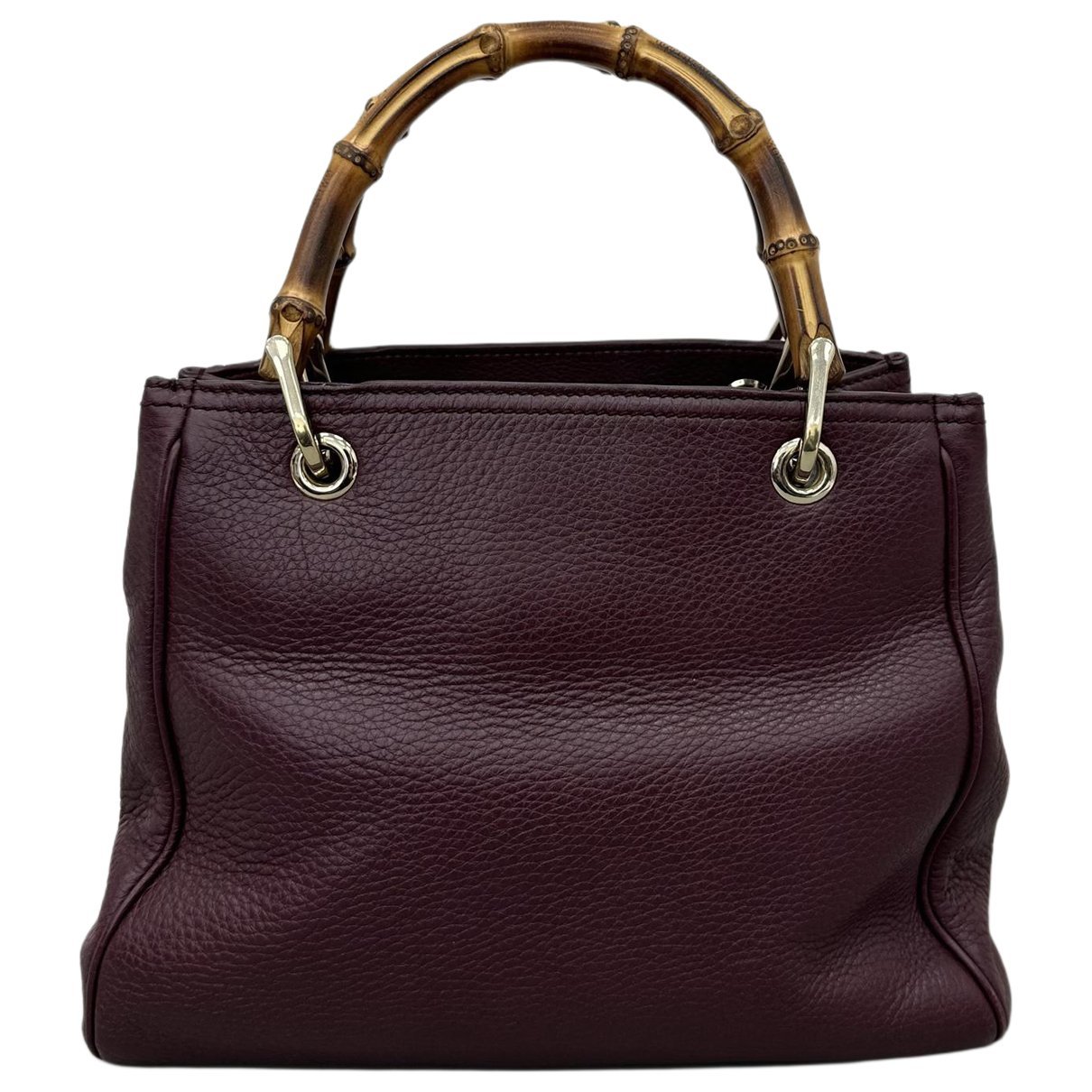 Bamboo leather handbag