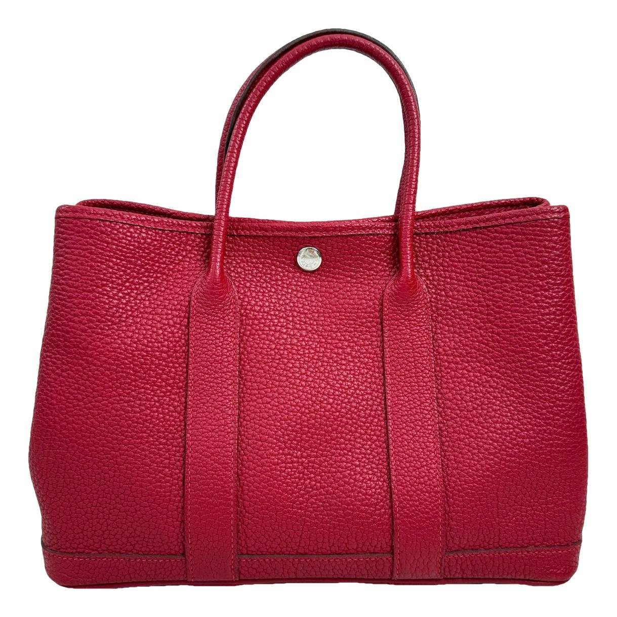 Garden Party leather handbag