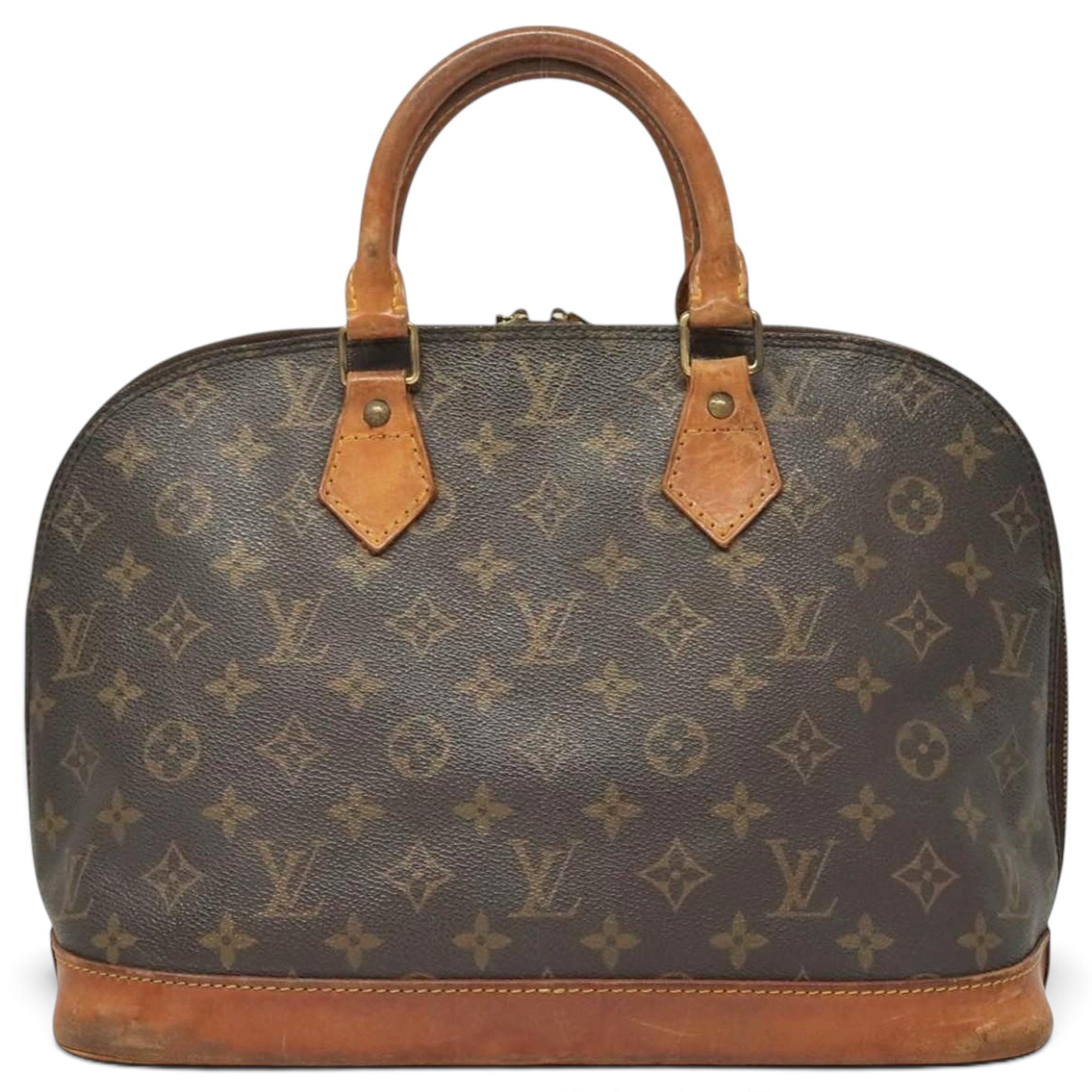 Louis Vuitton Alma leather handbag