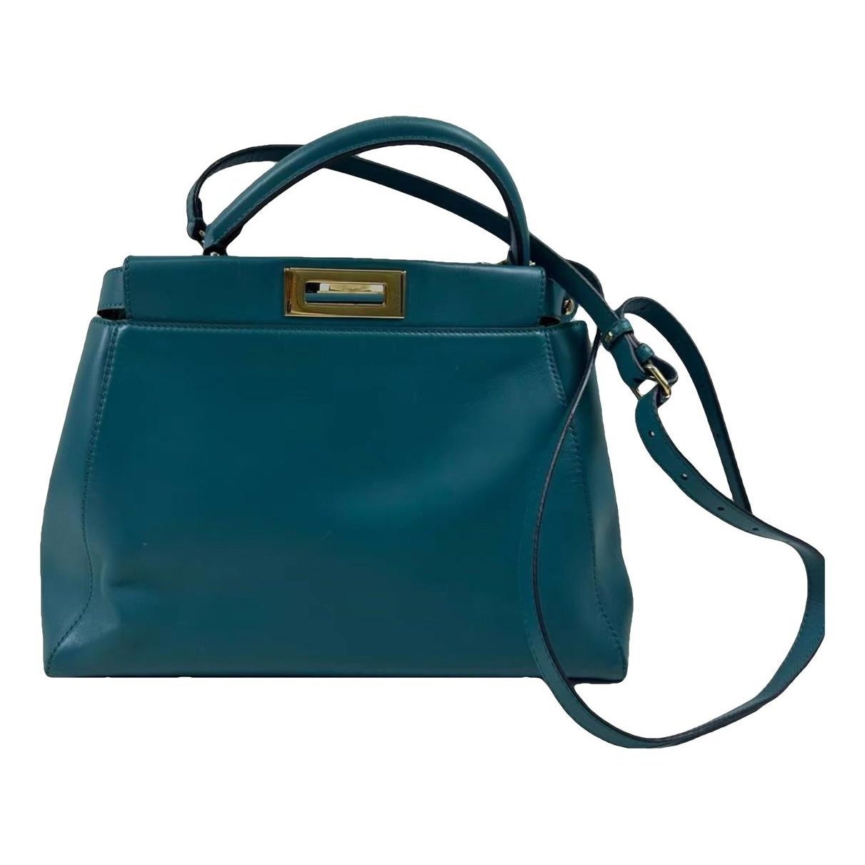 Peekaboo leather handbag