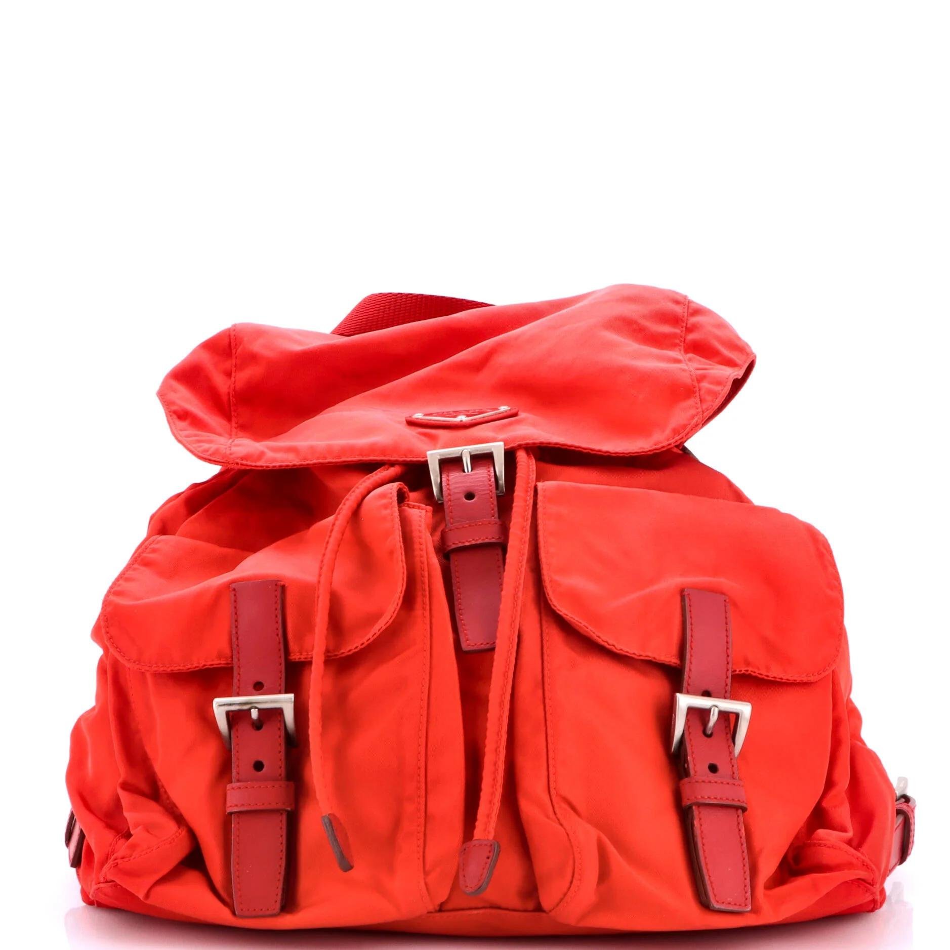 Leather backpack
