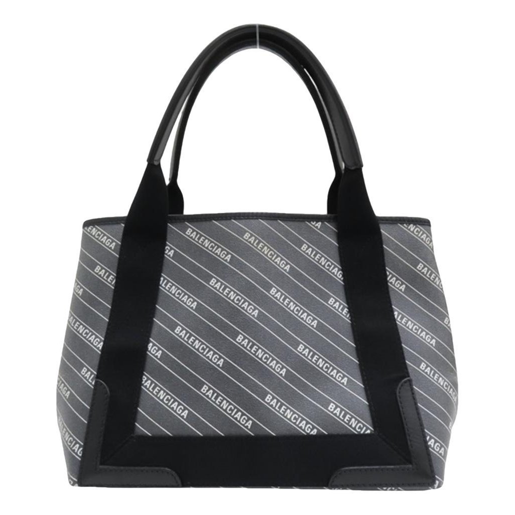 Navy cabas cloth tote