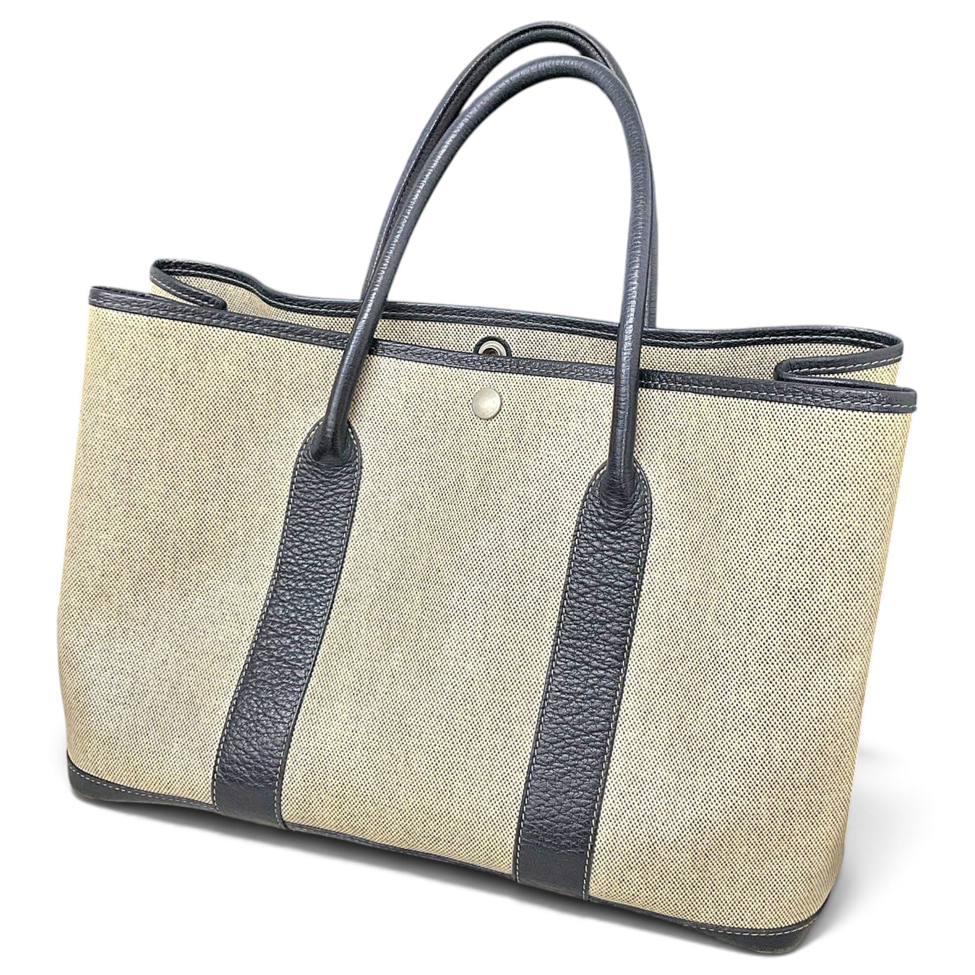 Hermes Garden Party 36 Handbag Noir 1455