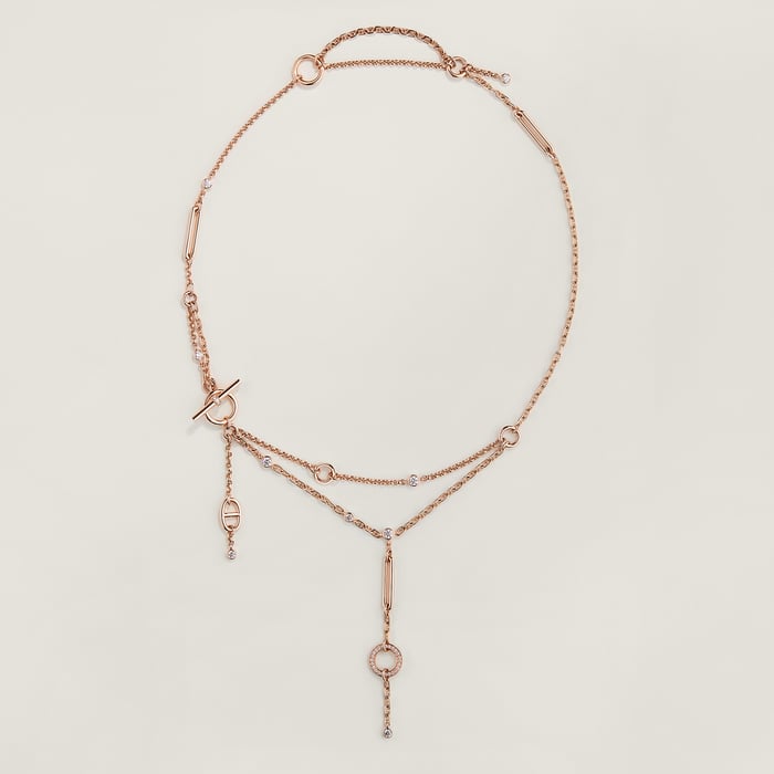 Sans Coloris Chaine d'Ancre Chaos Lariat Necklace