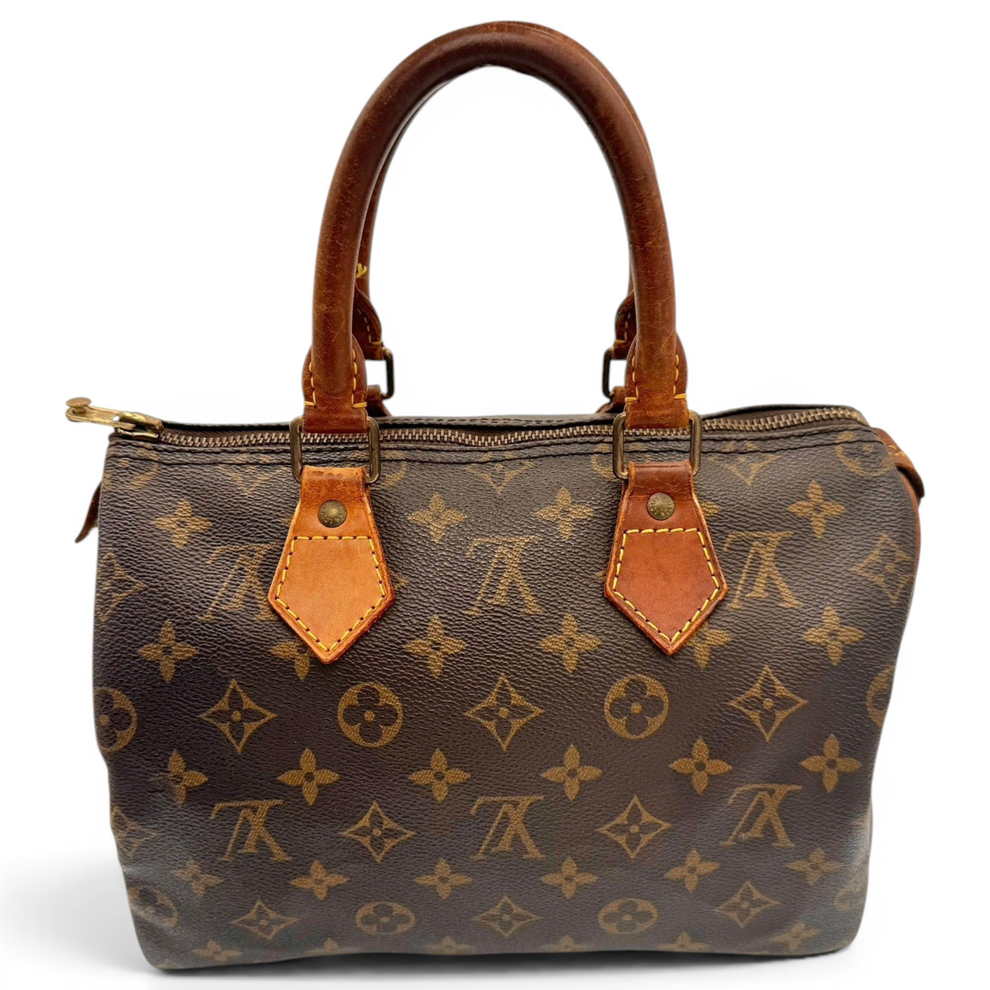 Speedy leather handbag