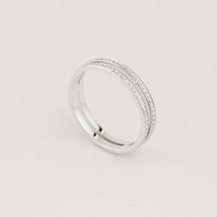 Sans Coloris Ariane Wedding Band, Small Model