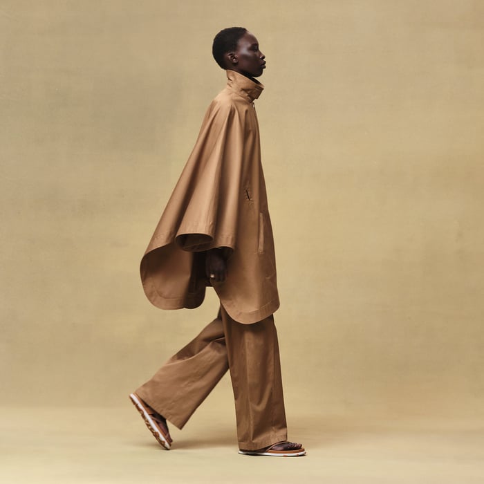 Brun Mahogany Cape Coat
