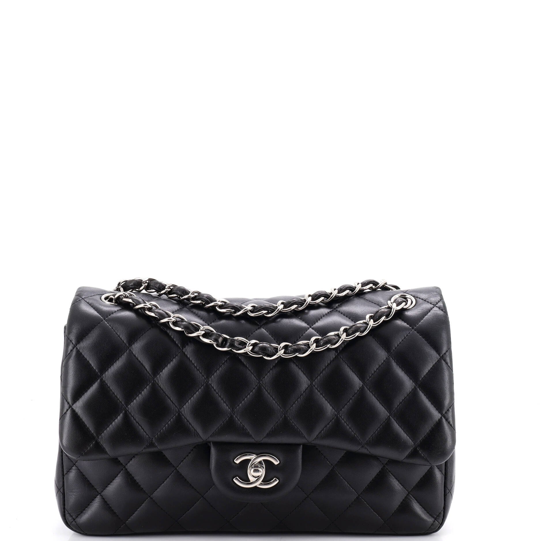 Classic Double Flap Bag Quilted Lambskin Jumbo