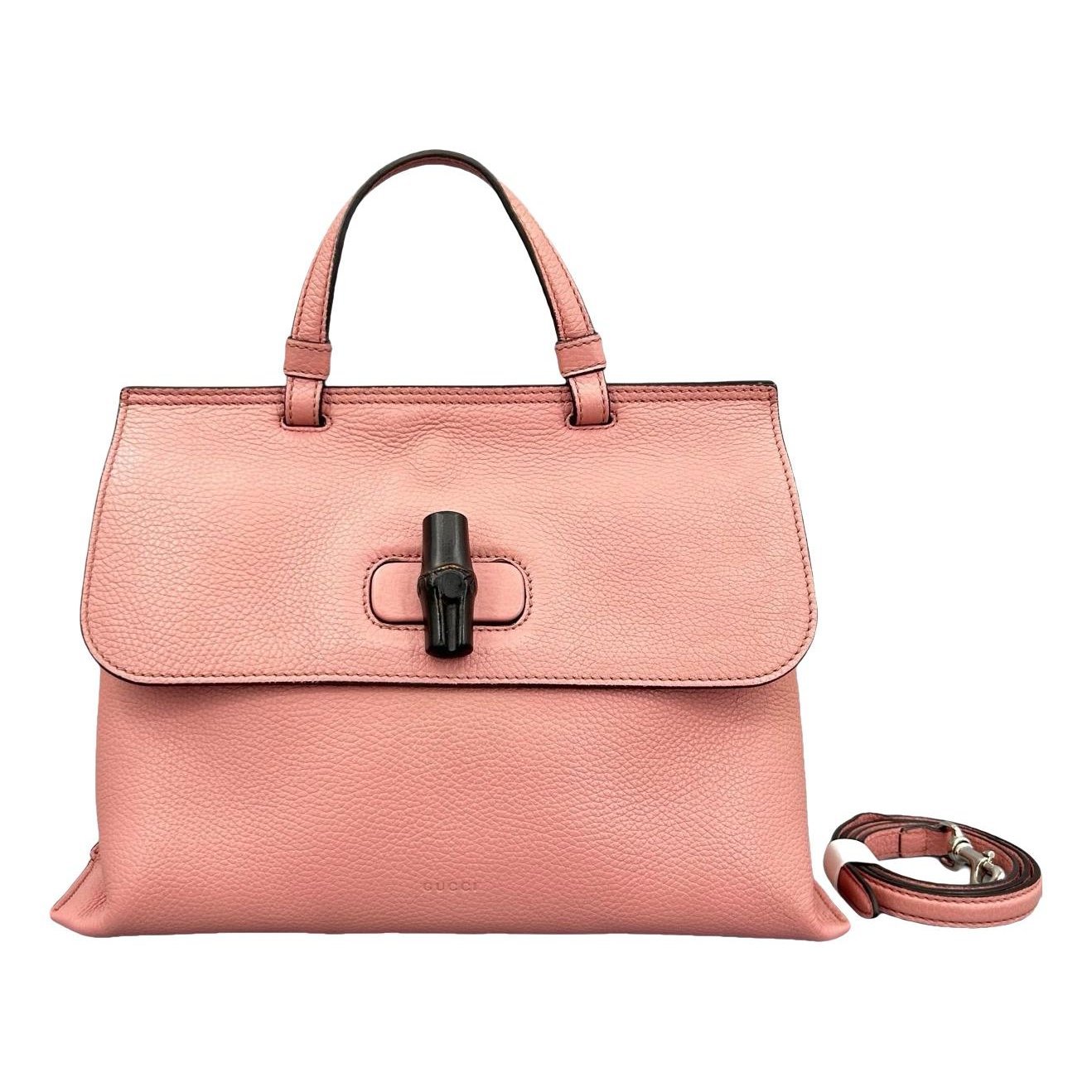 Bamboo Daily Top Handle leather handbag