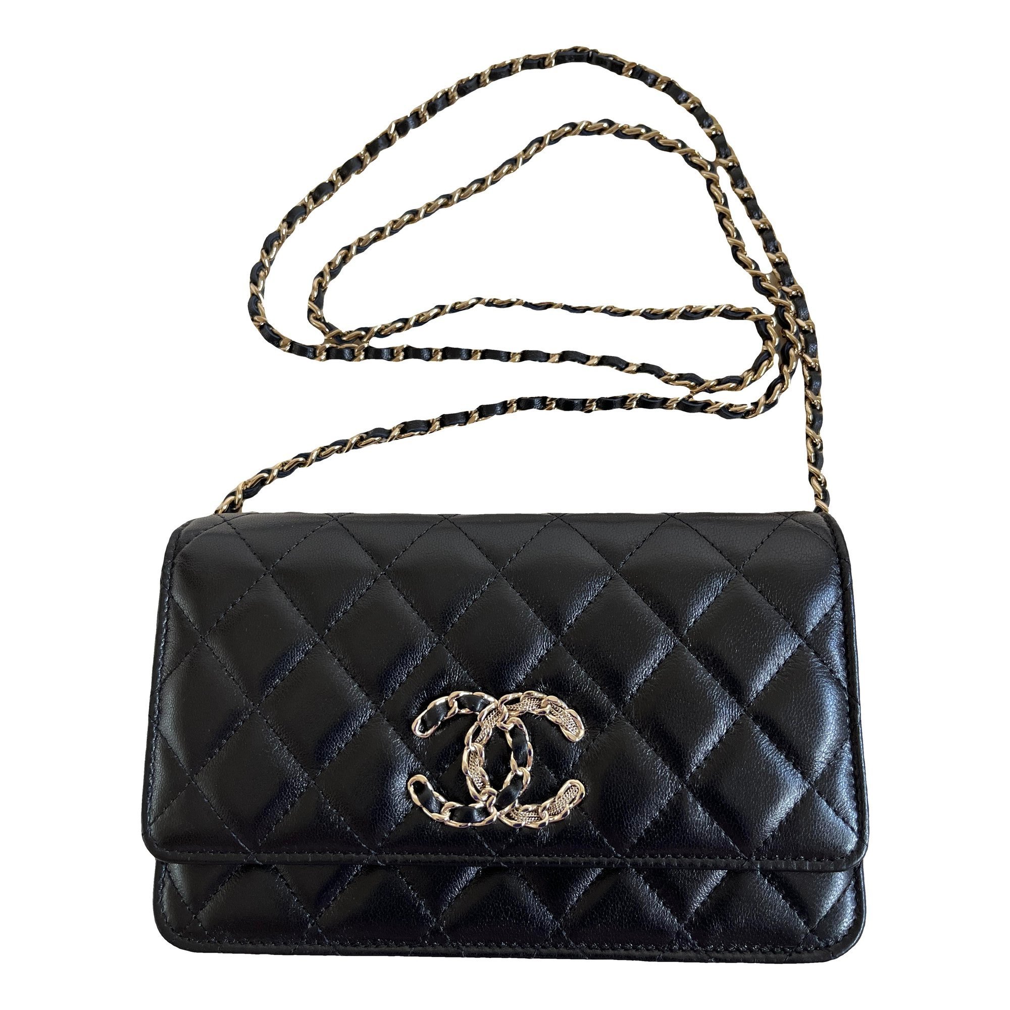 Wallet On Chain Timeless/Classique leather crossbody bag
