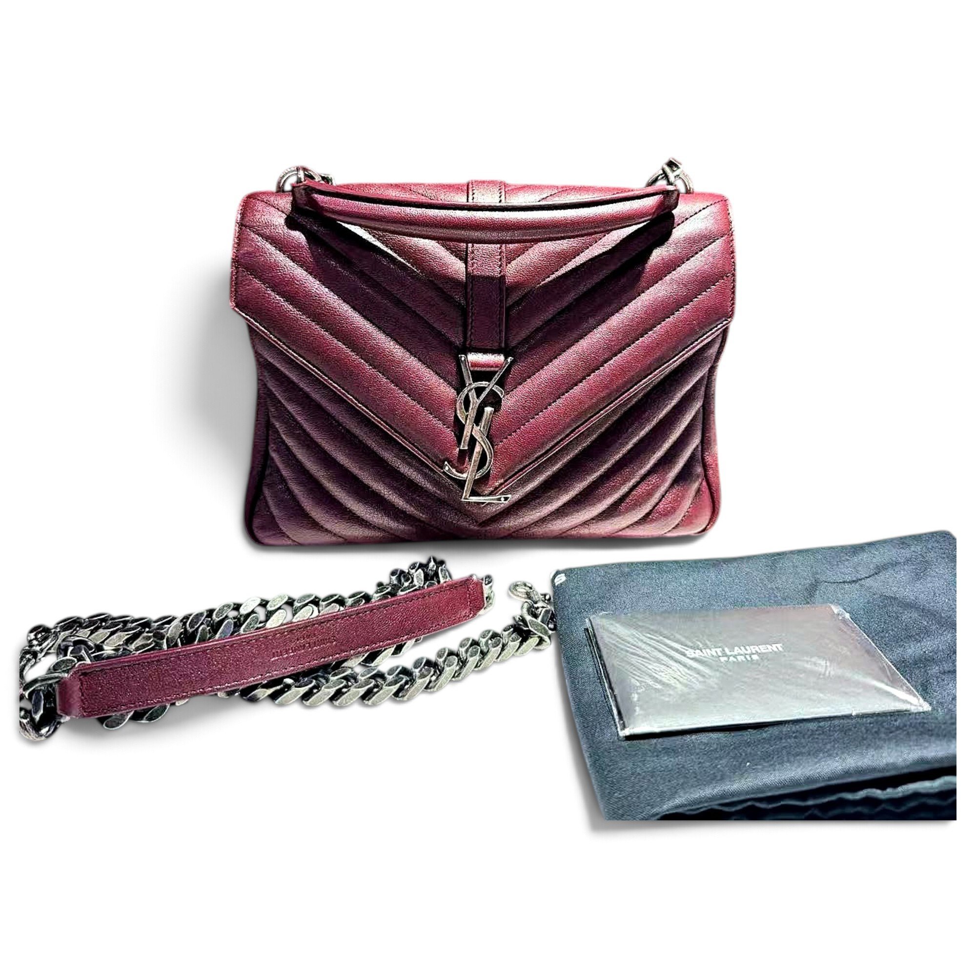 Collége monogramme leather handbag