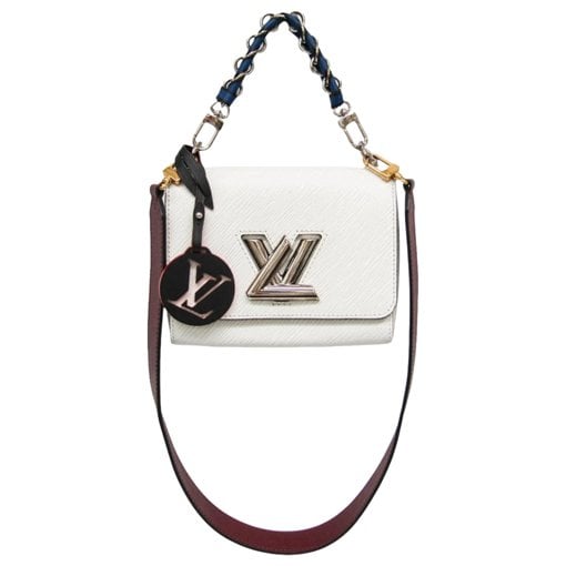 Twist leather handbag