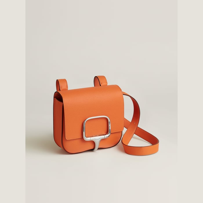 Orange Hermès Della Cavalleria Mini Bag II