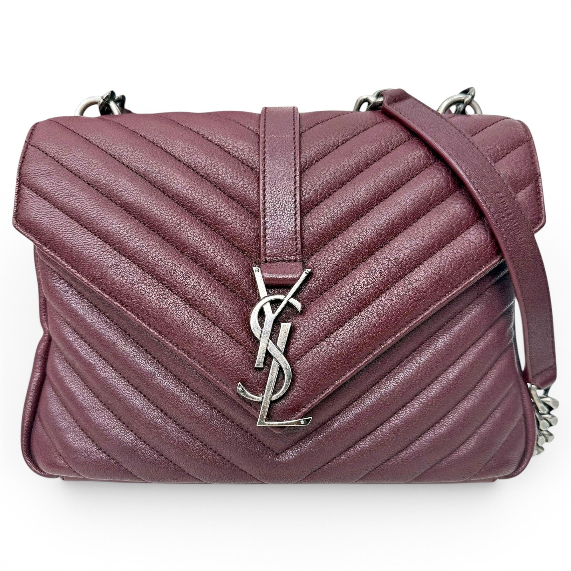 Collége monogramme leather handbag