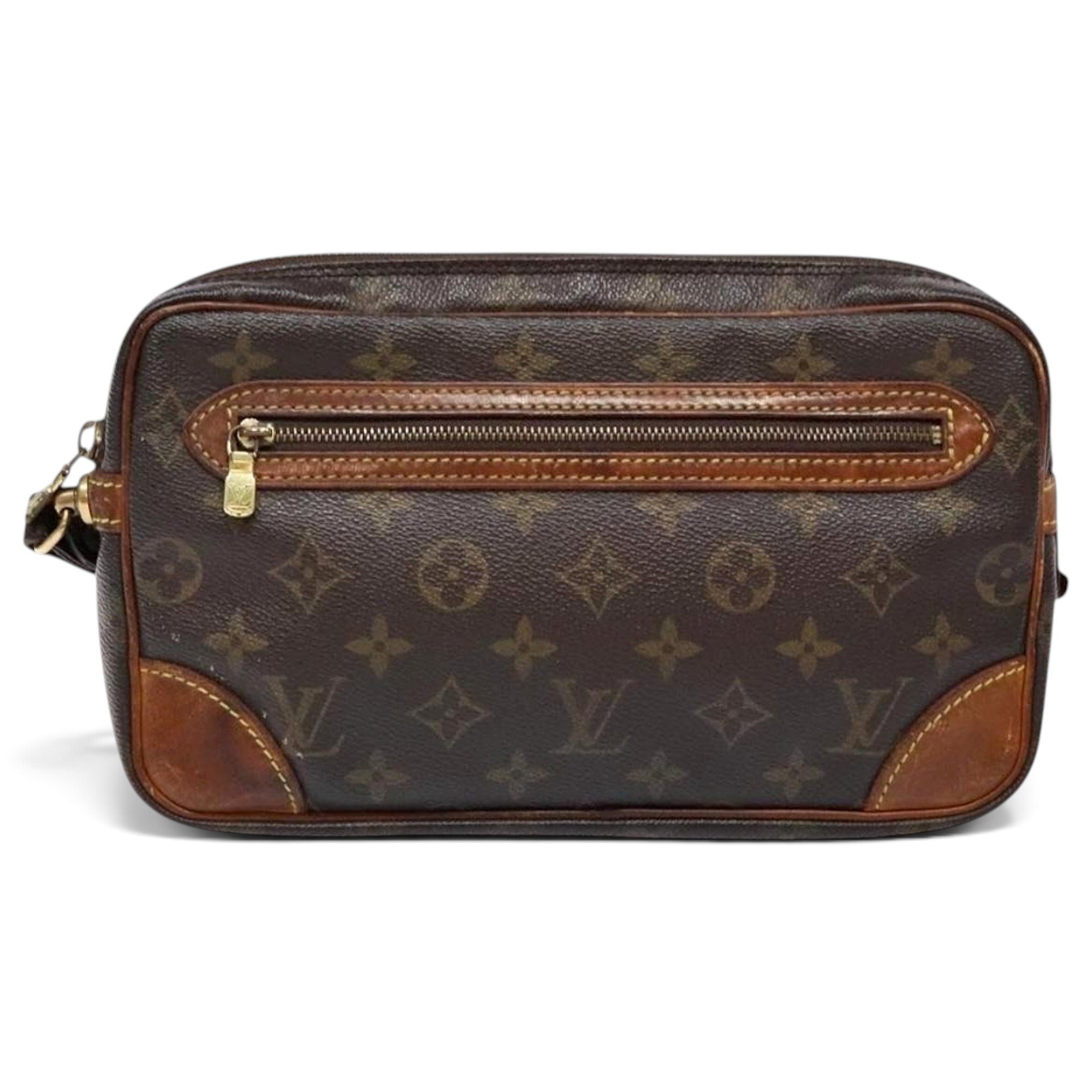 Marly Dragonne leather clutch bag