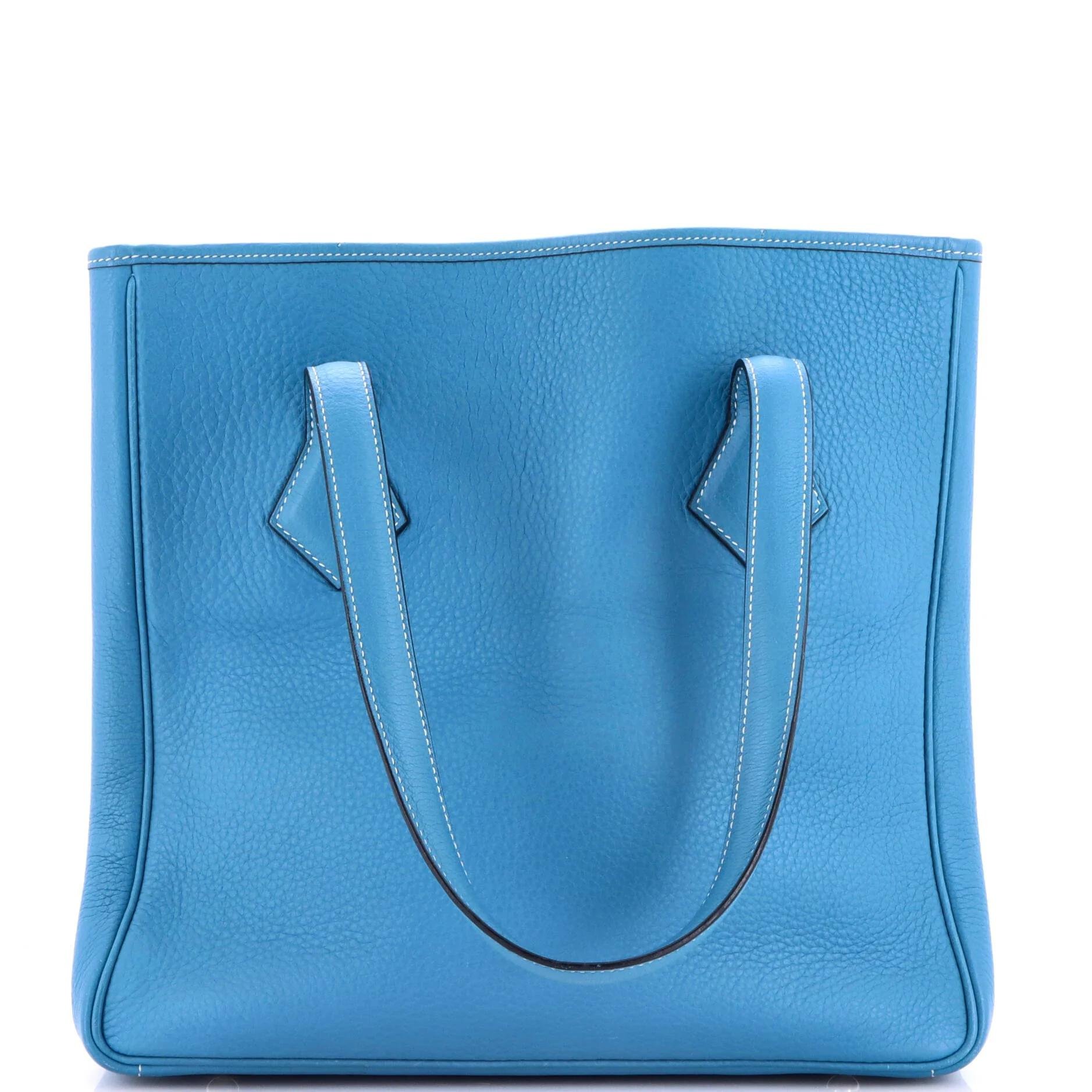 Leather tote