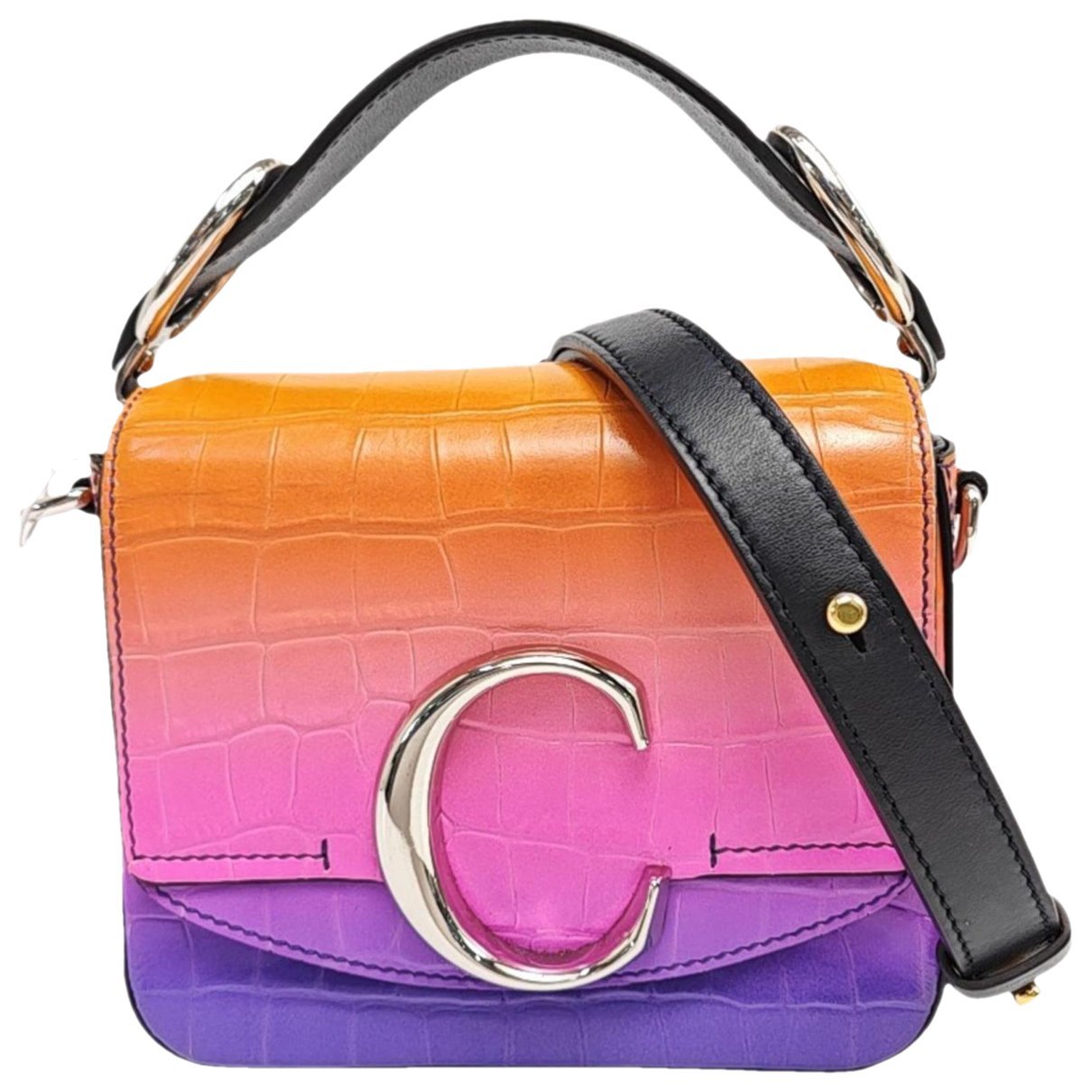 C leather handbag