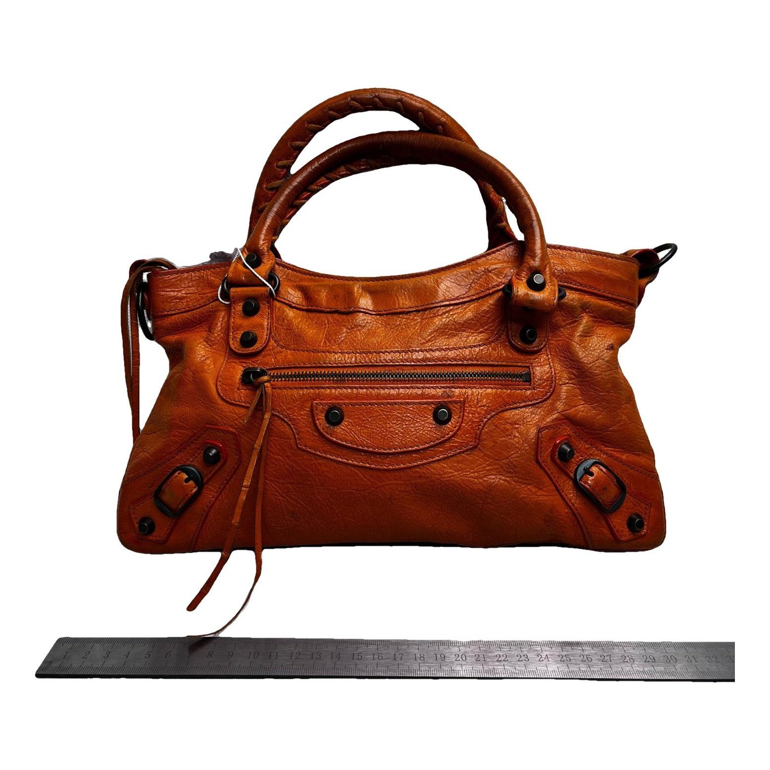 Leather handbag