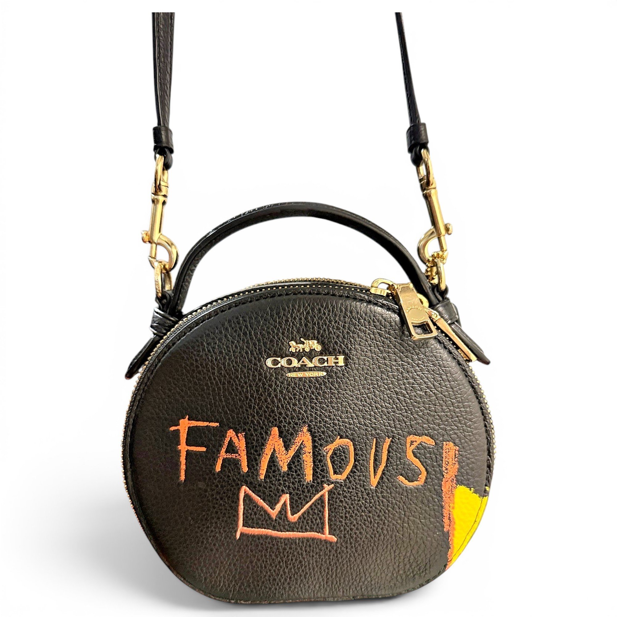 Leather crossbody bag
