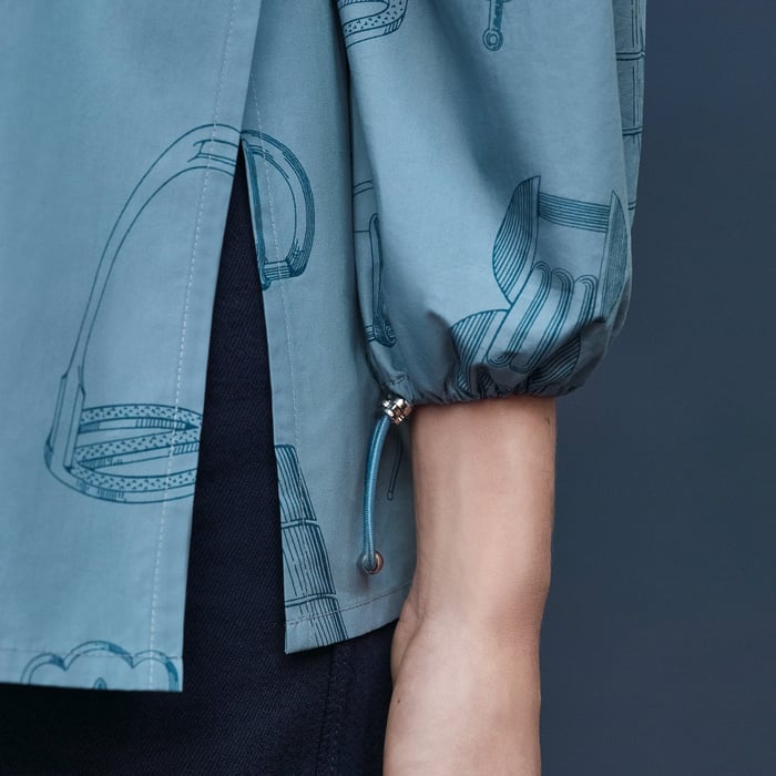 Bleu Adriatique "Cahier Du Colporteur" Shirt