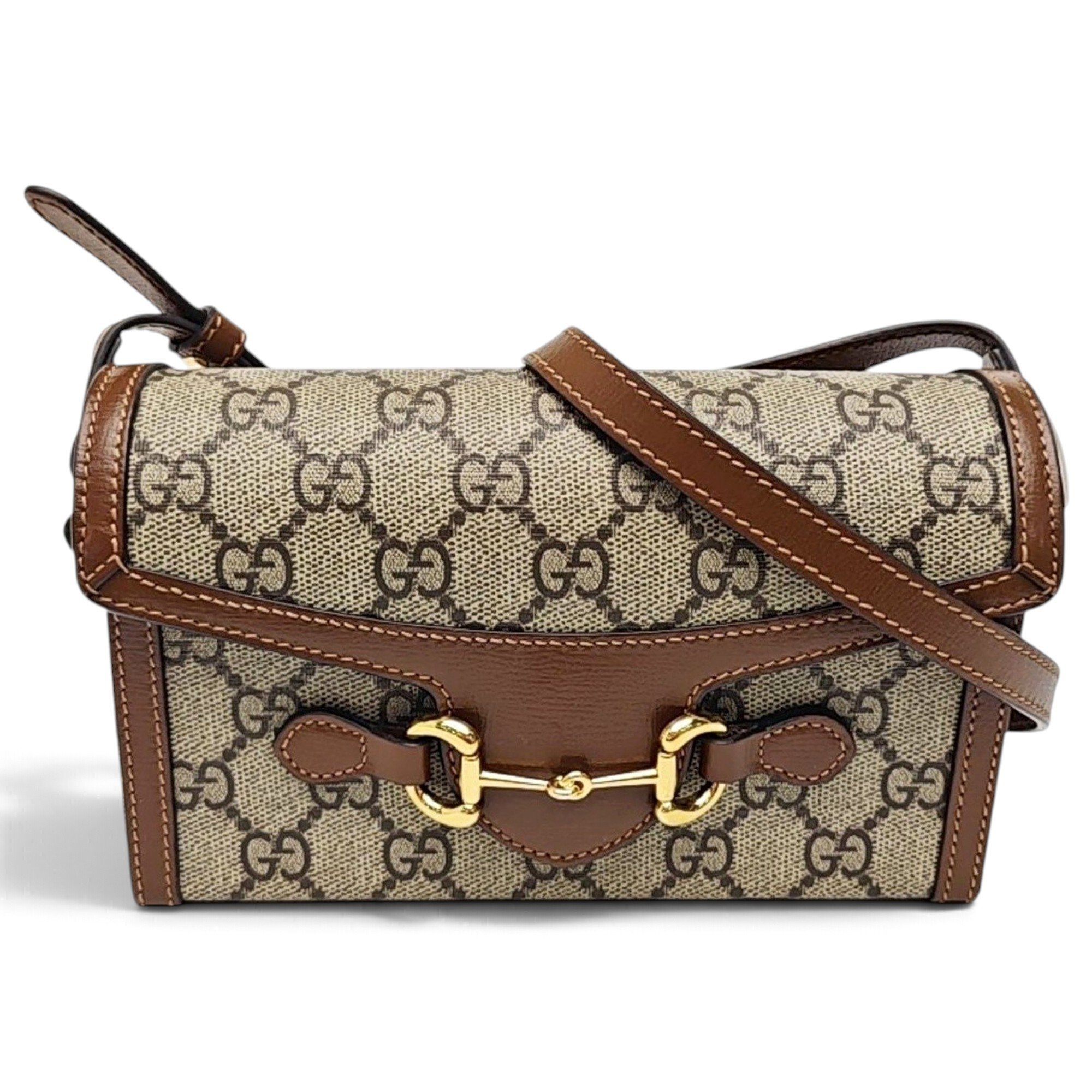 Handle Horsebit 1955 leather handbag