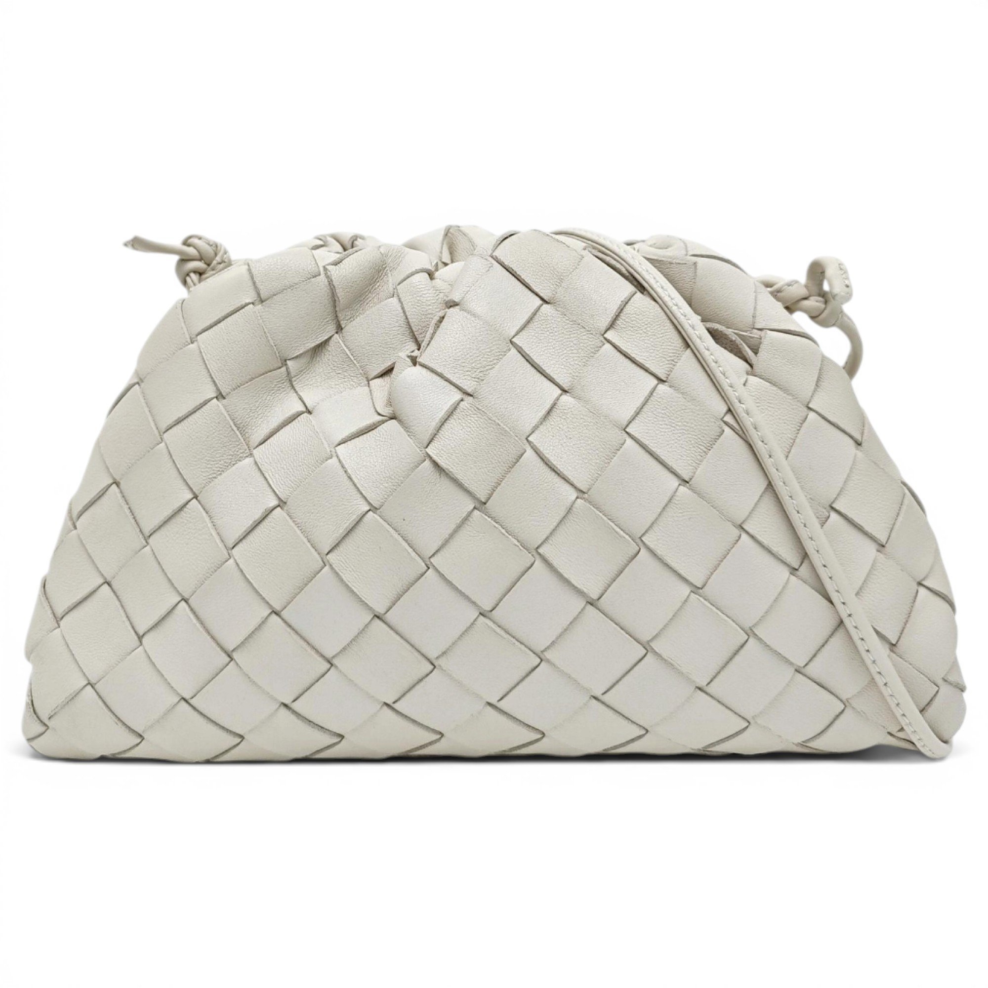 Pouch leather handbag
