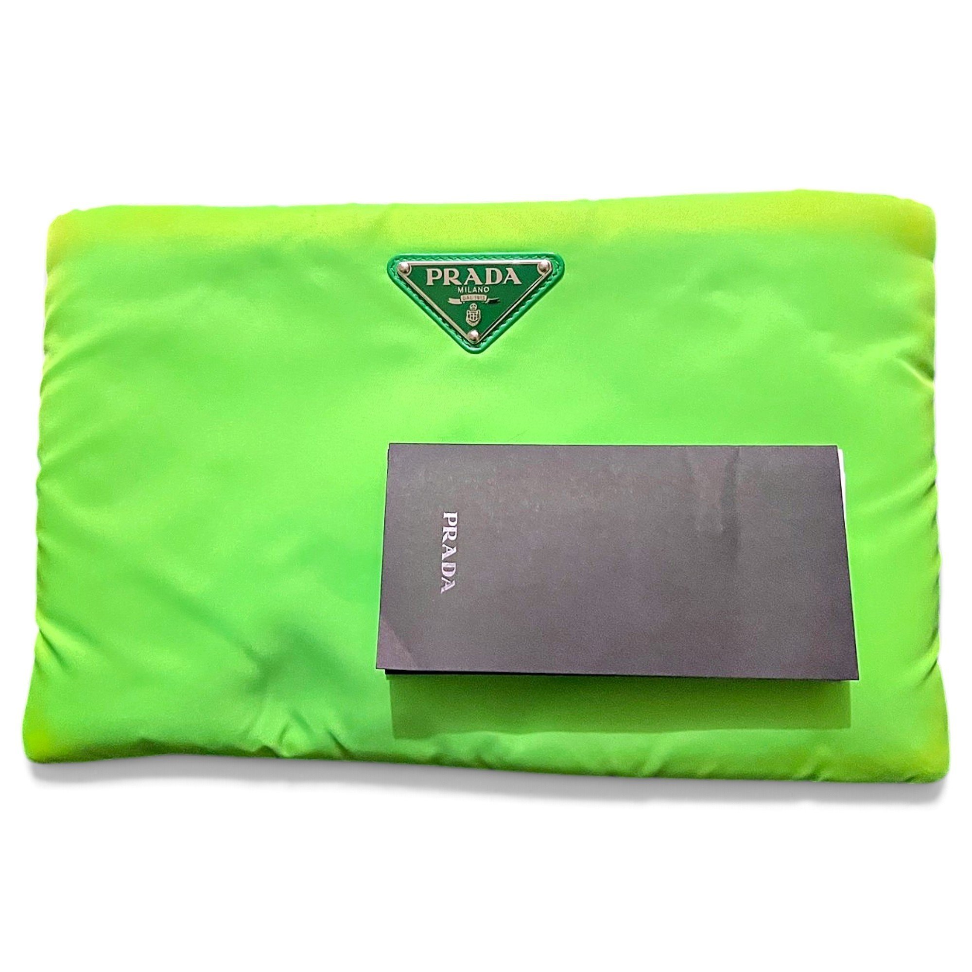 Re-Nylon clutch bag