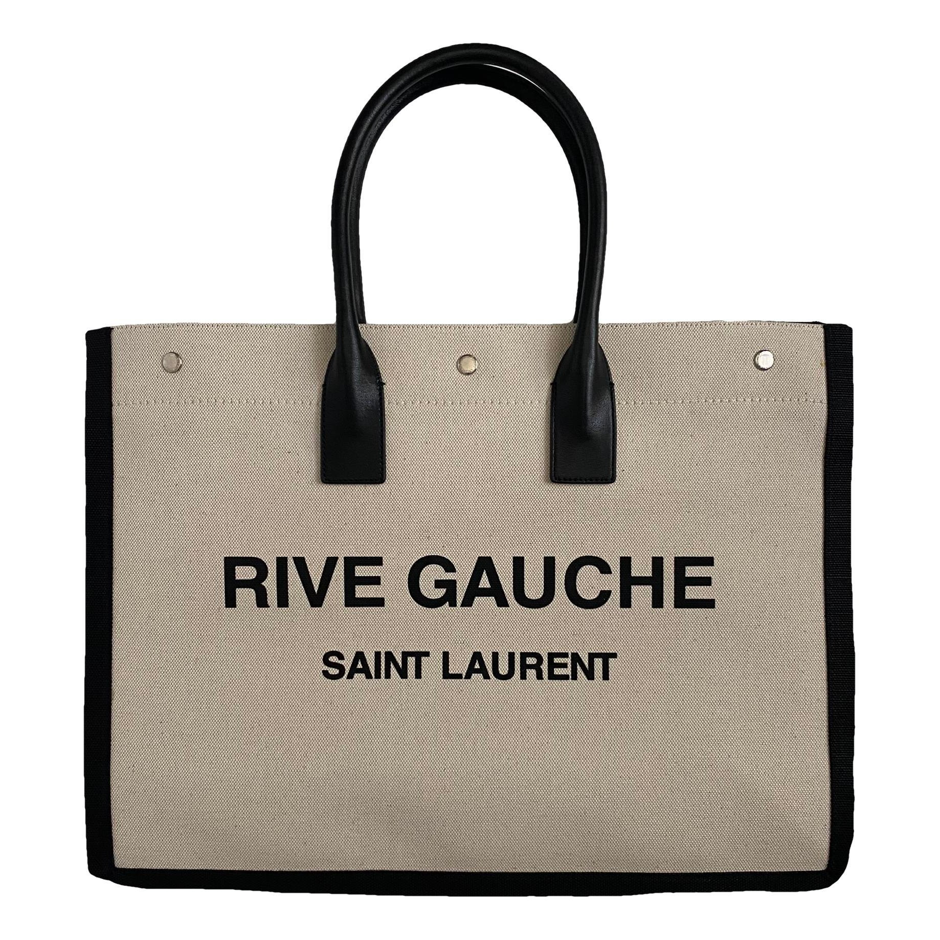 Rive Gauche cloth handbag