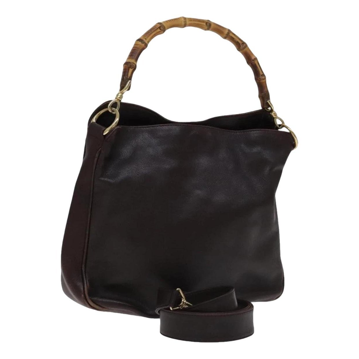 Leather handbag