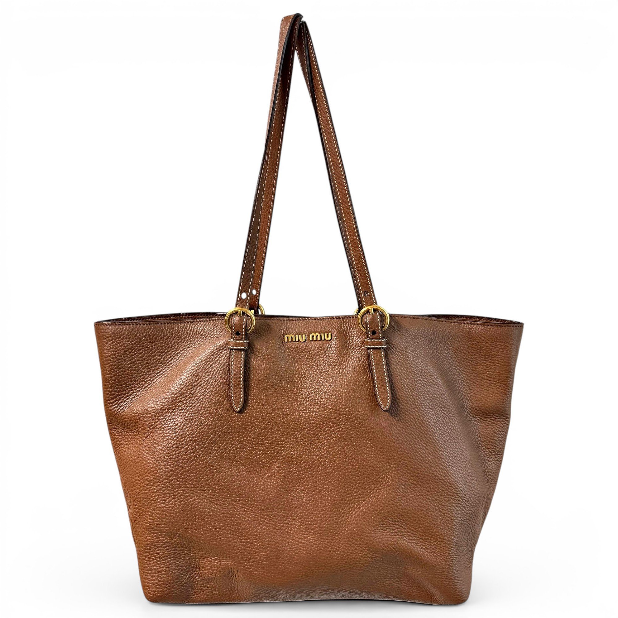 Miu Miu Leather tote
