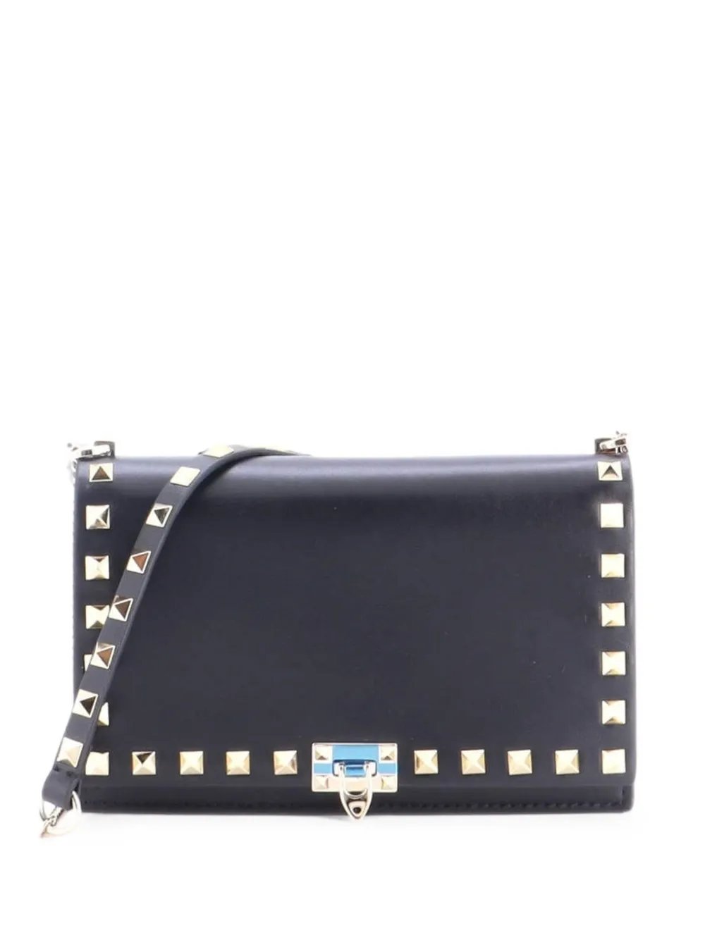 Valentino Garavani Rockstud Flap Shoulder Bag Leather Mini crossbody bag