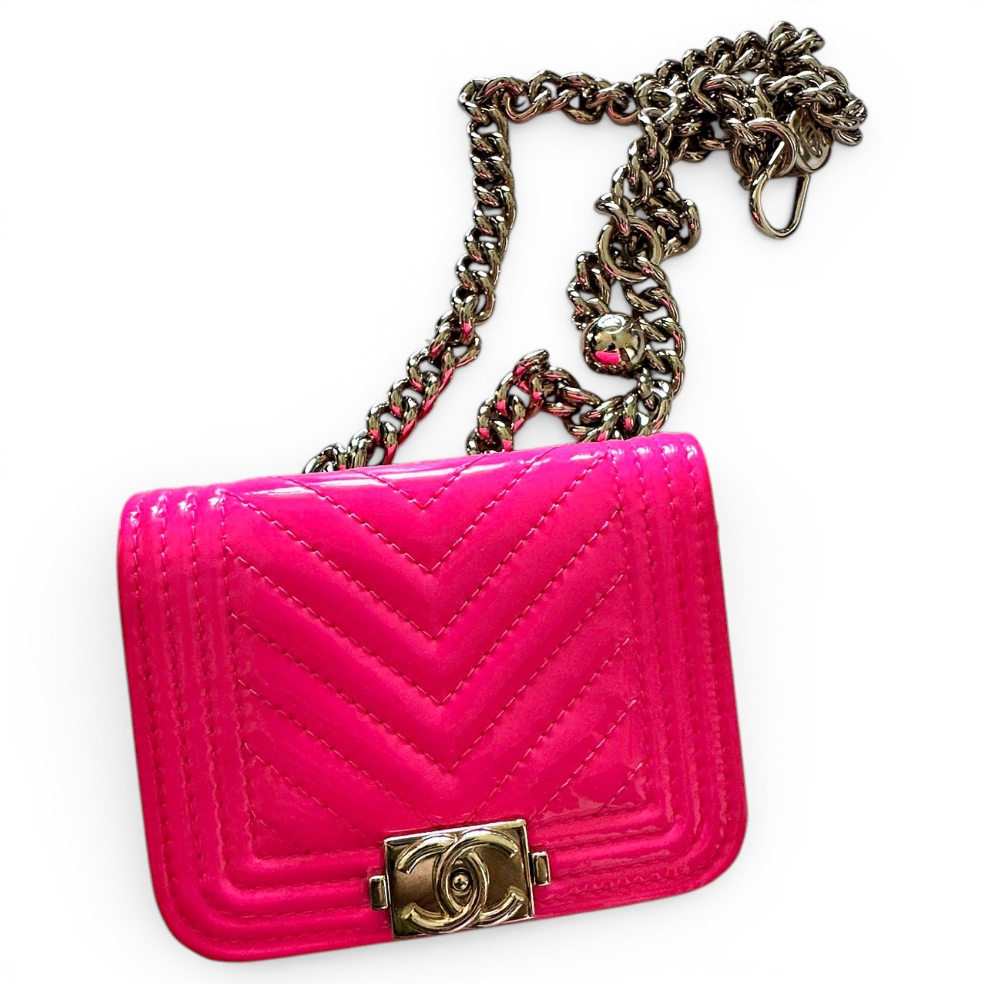 Boy patent leather clutch bag