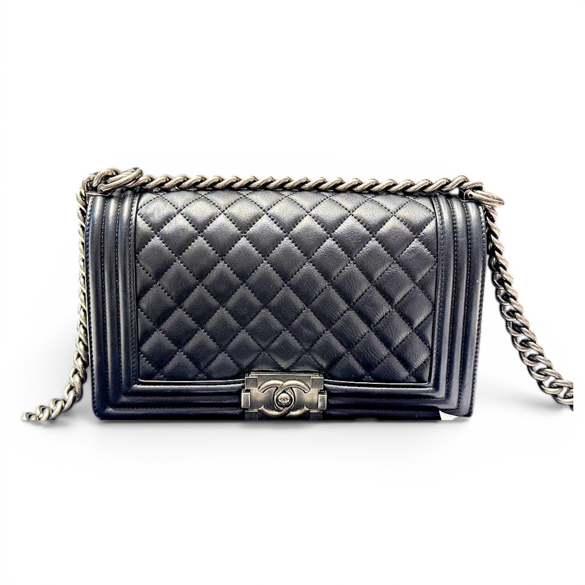 Boy leather crossbody bag