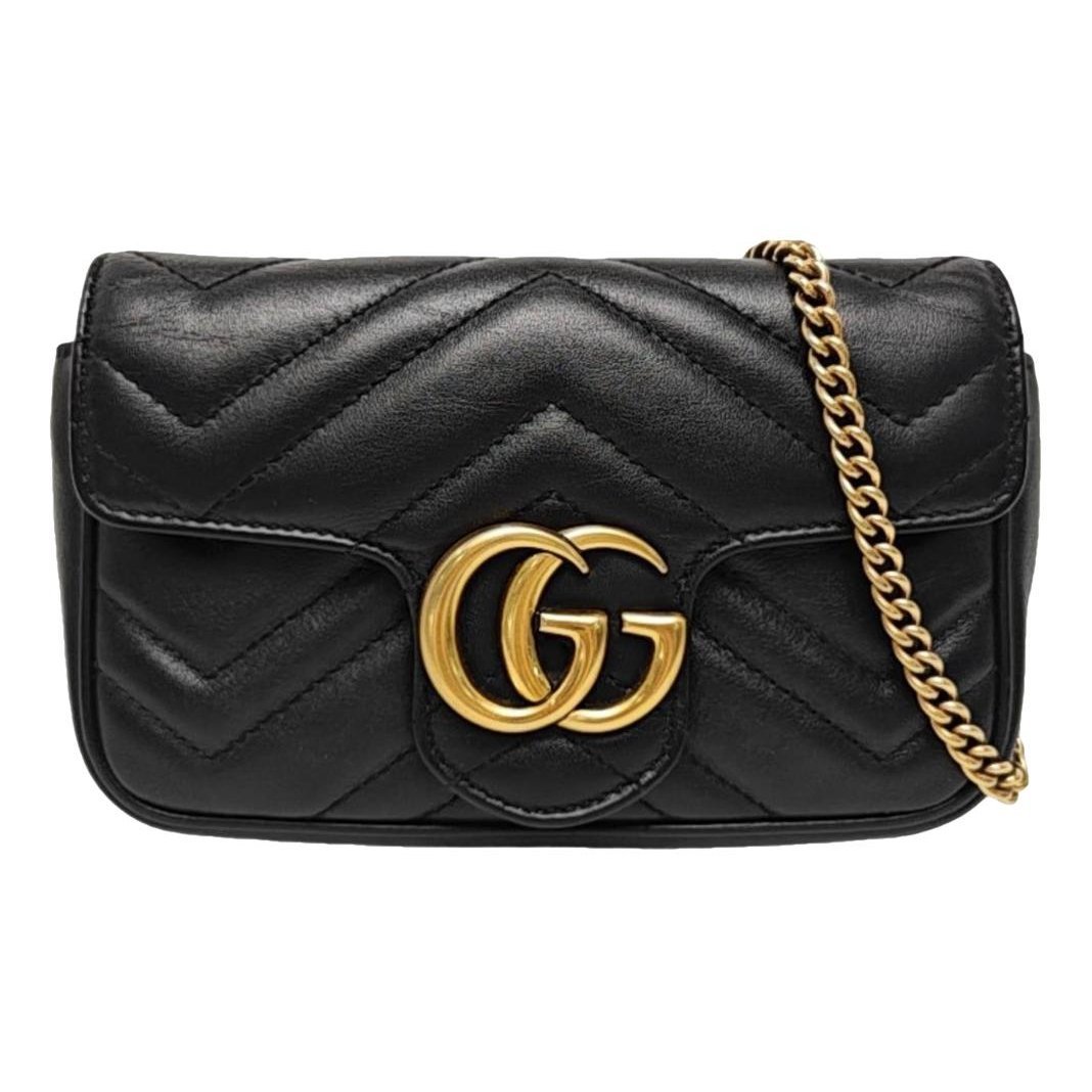 GG Marmont Flap leather handbag