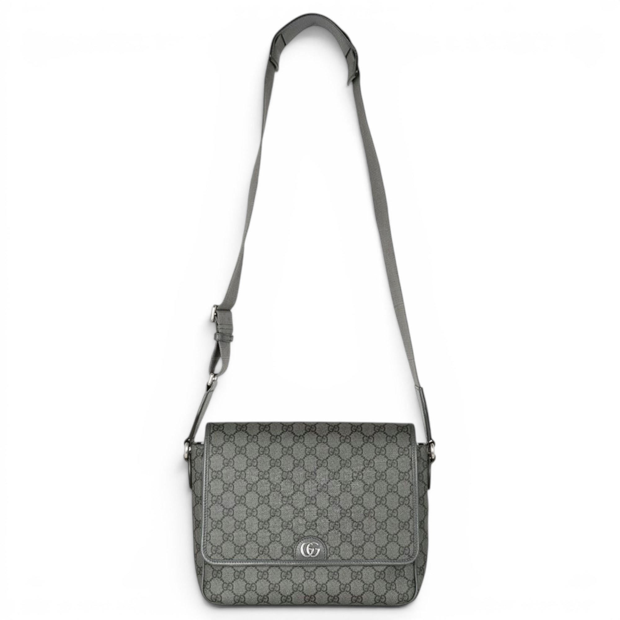Ophidia GG leather crossbody bag