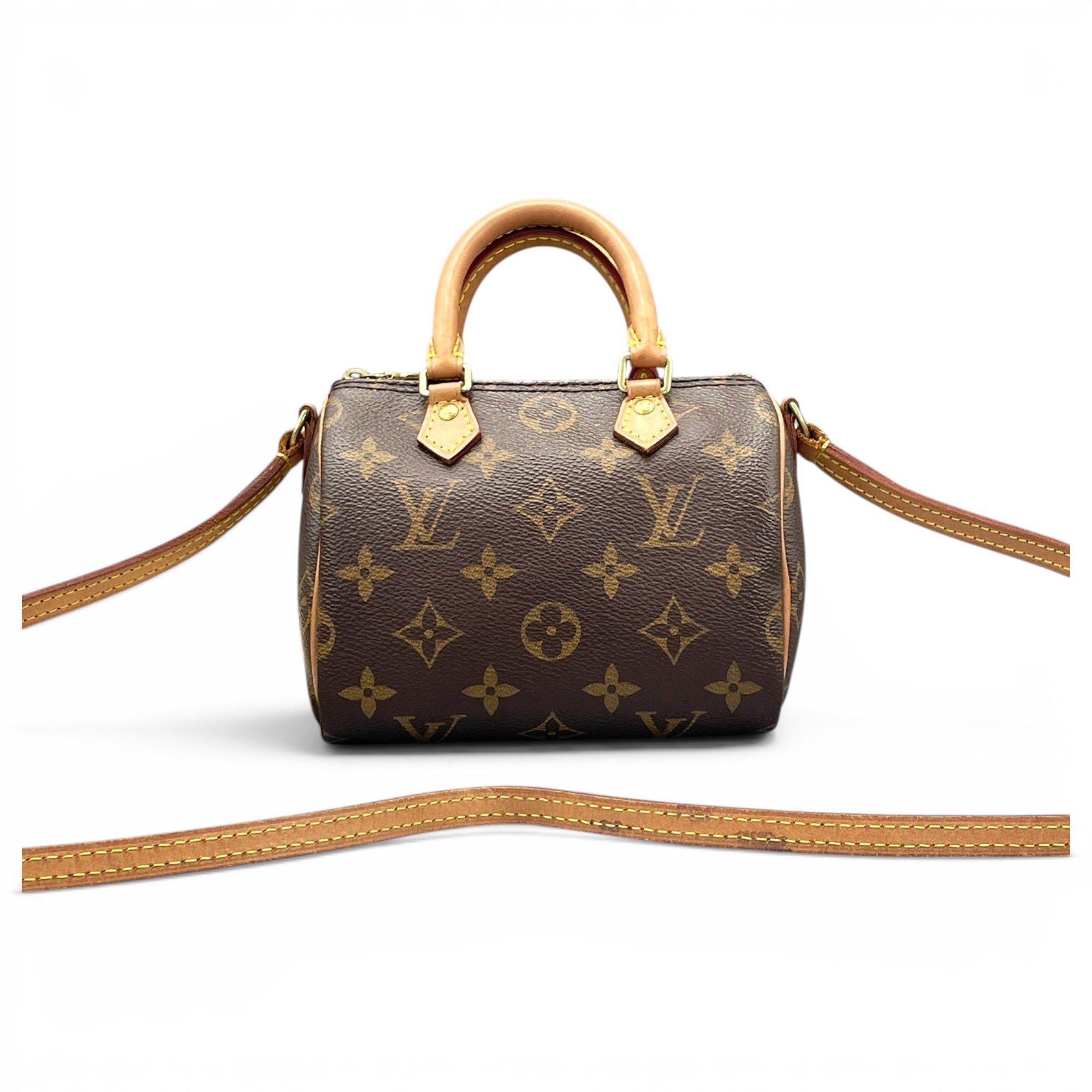 Speedy leather handbag