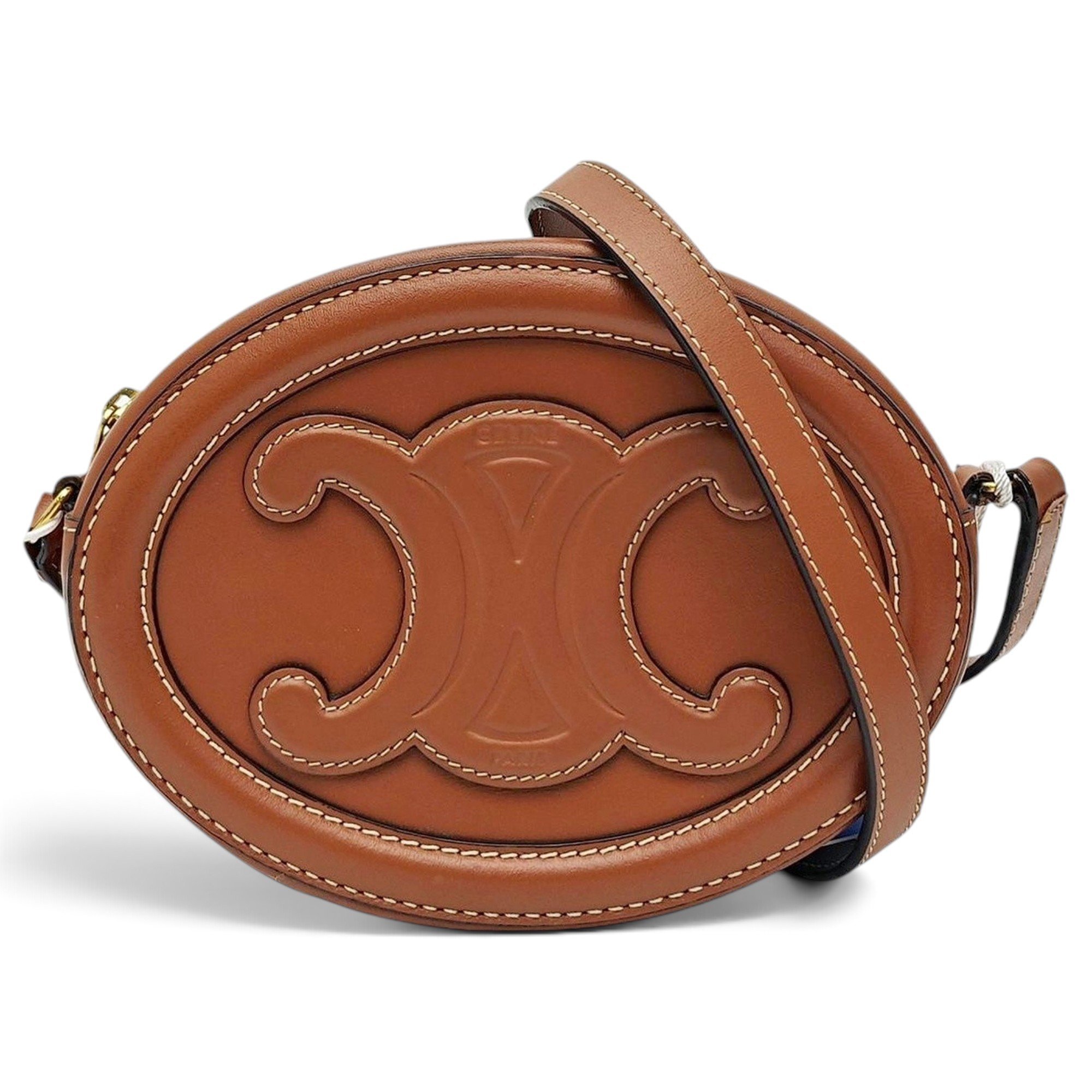 Triomphe leather handbag
