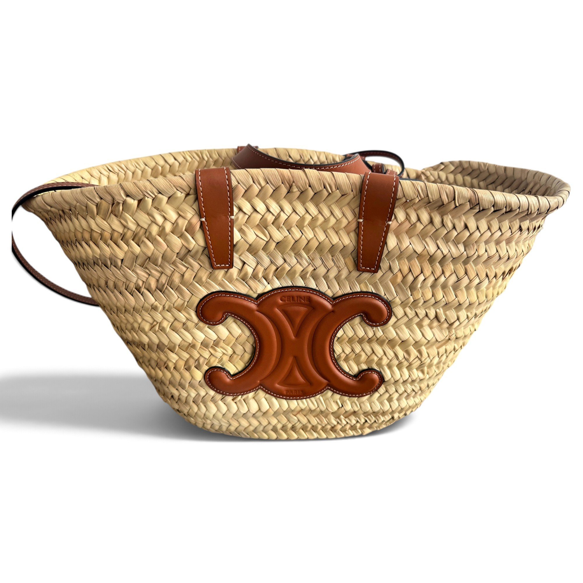 Triomphe leather tote