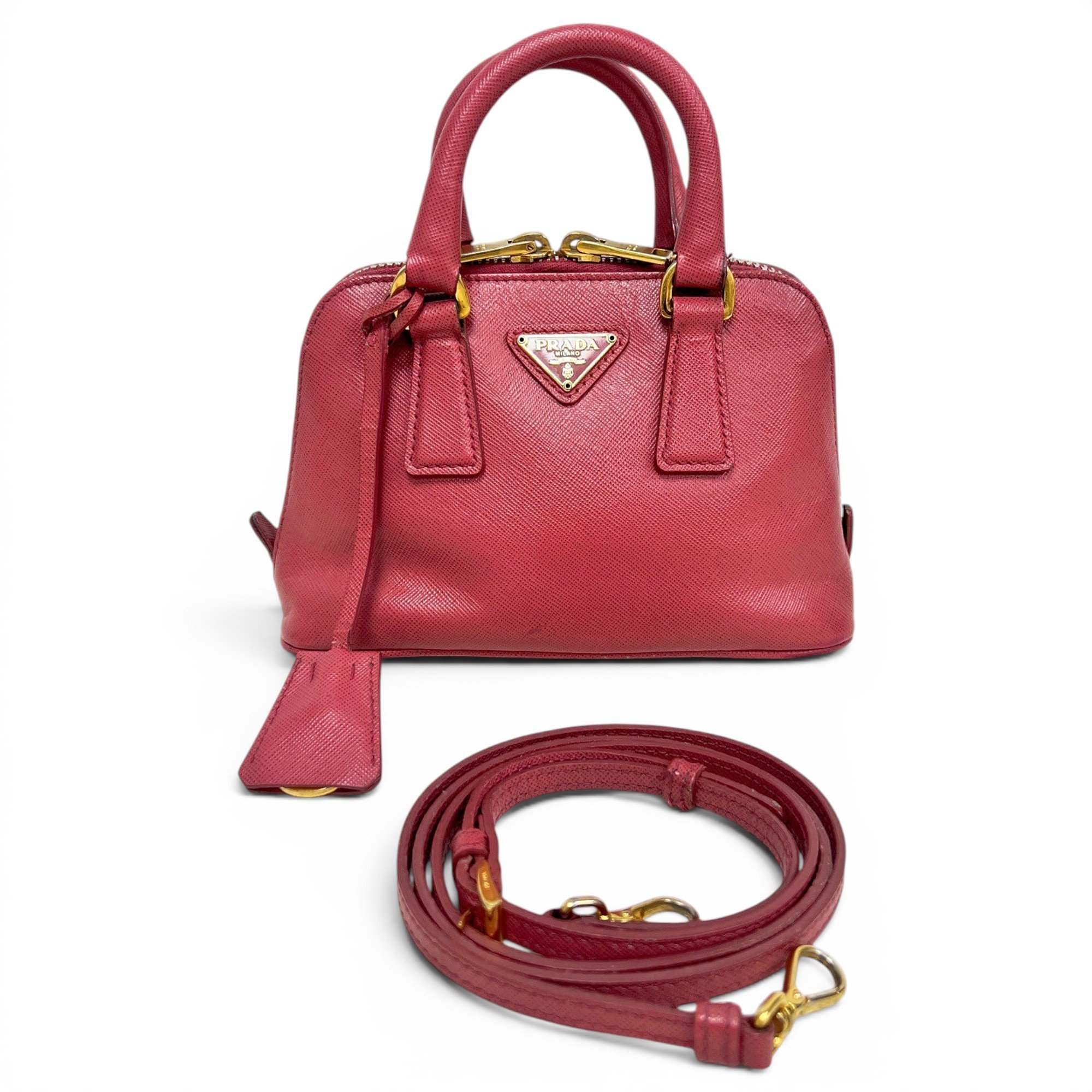 Promenade leather handbag