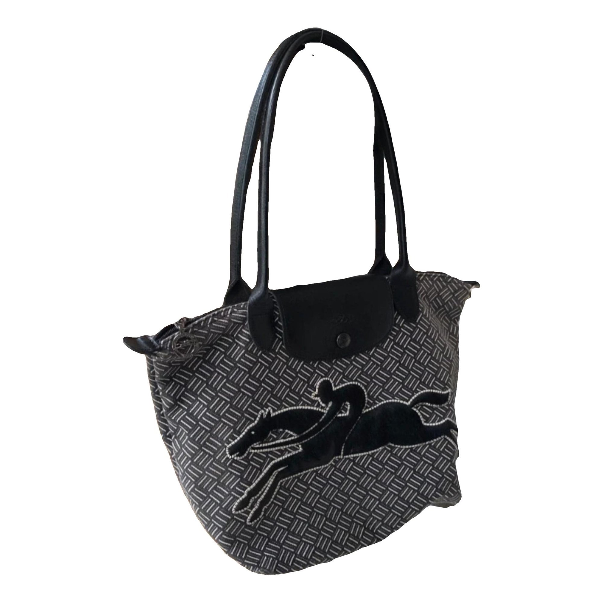 Longchamp Pliage cloth clutch bag