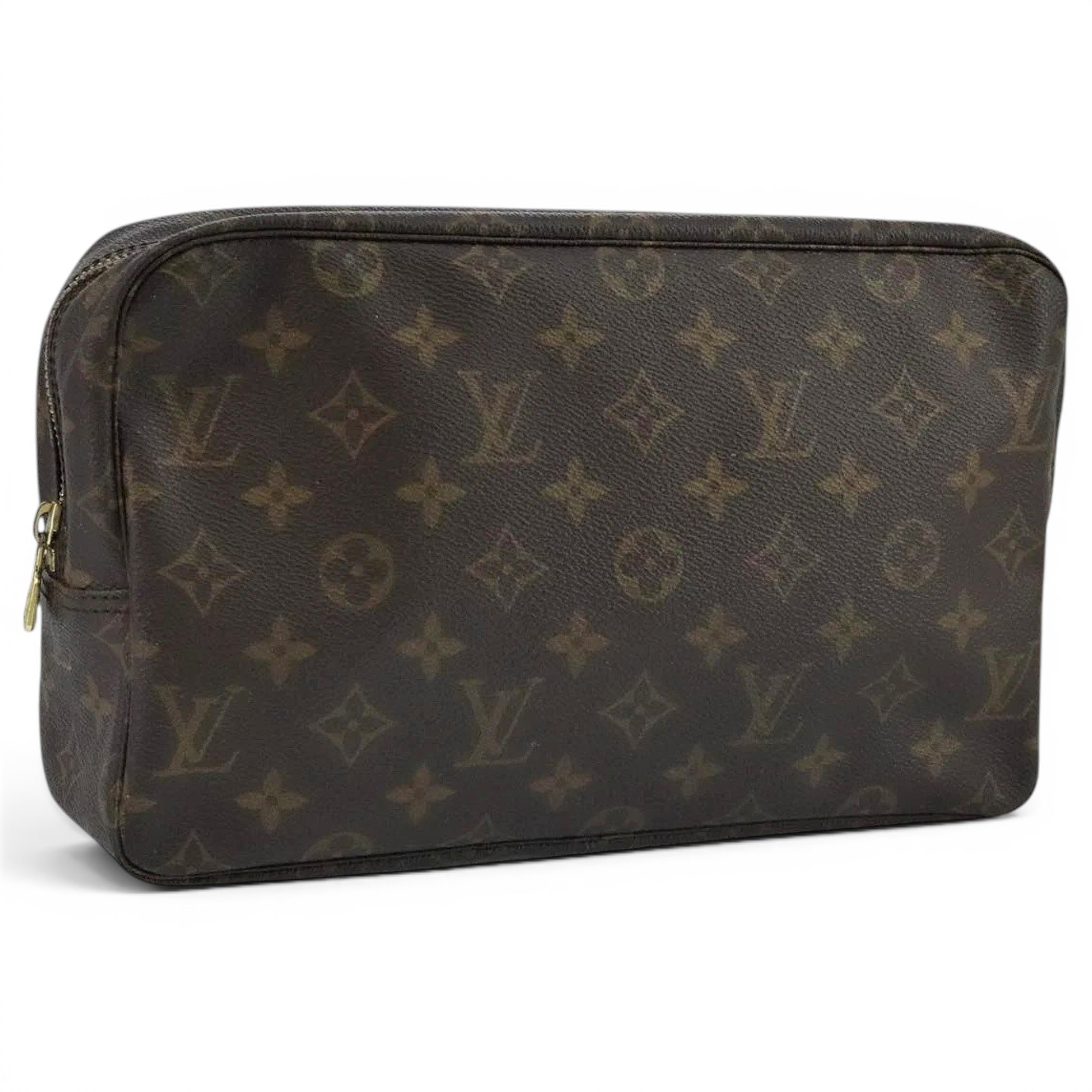 Leather clutch bag