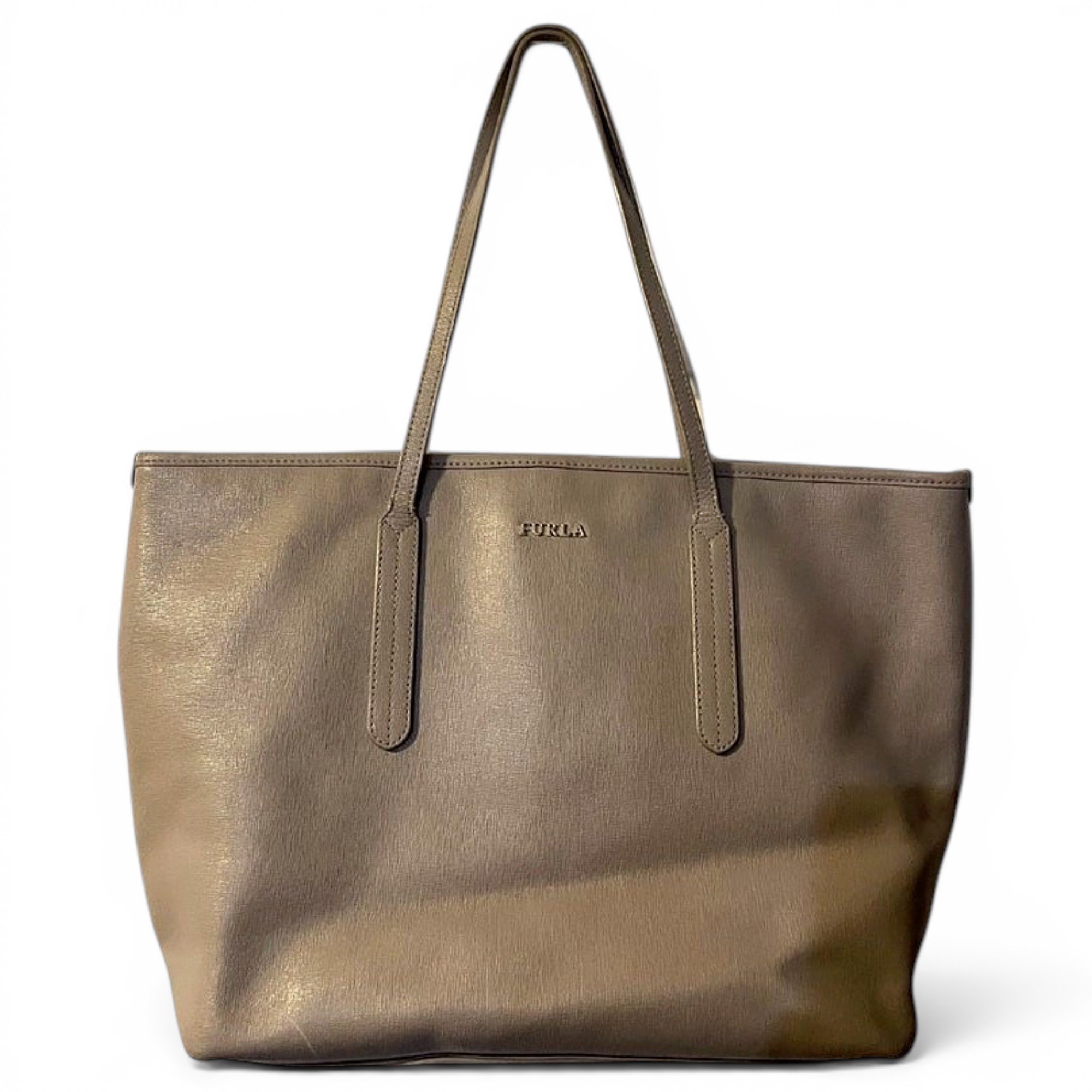 Leather handbag