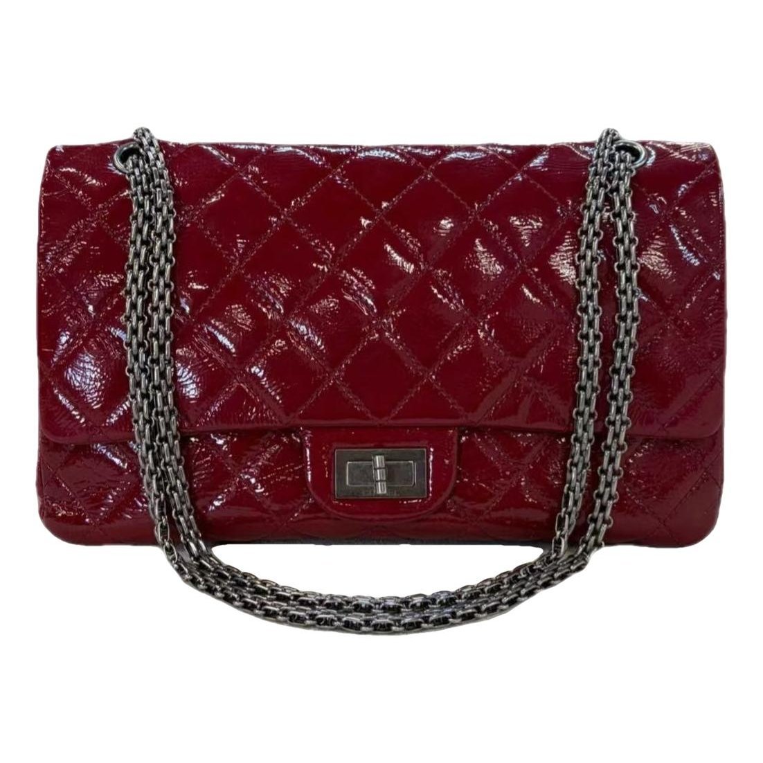 2.55 patent leather handbag